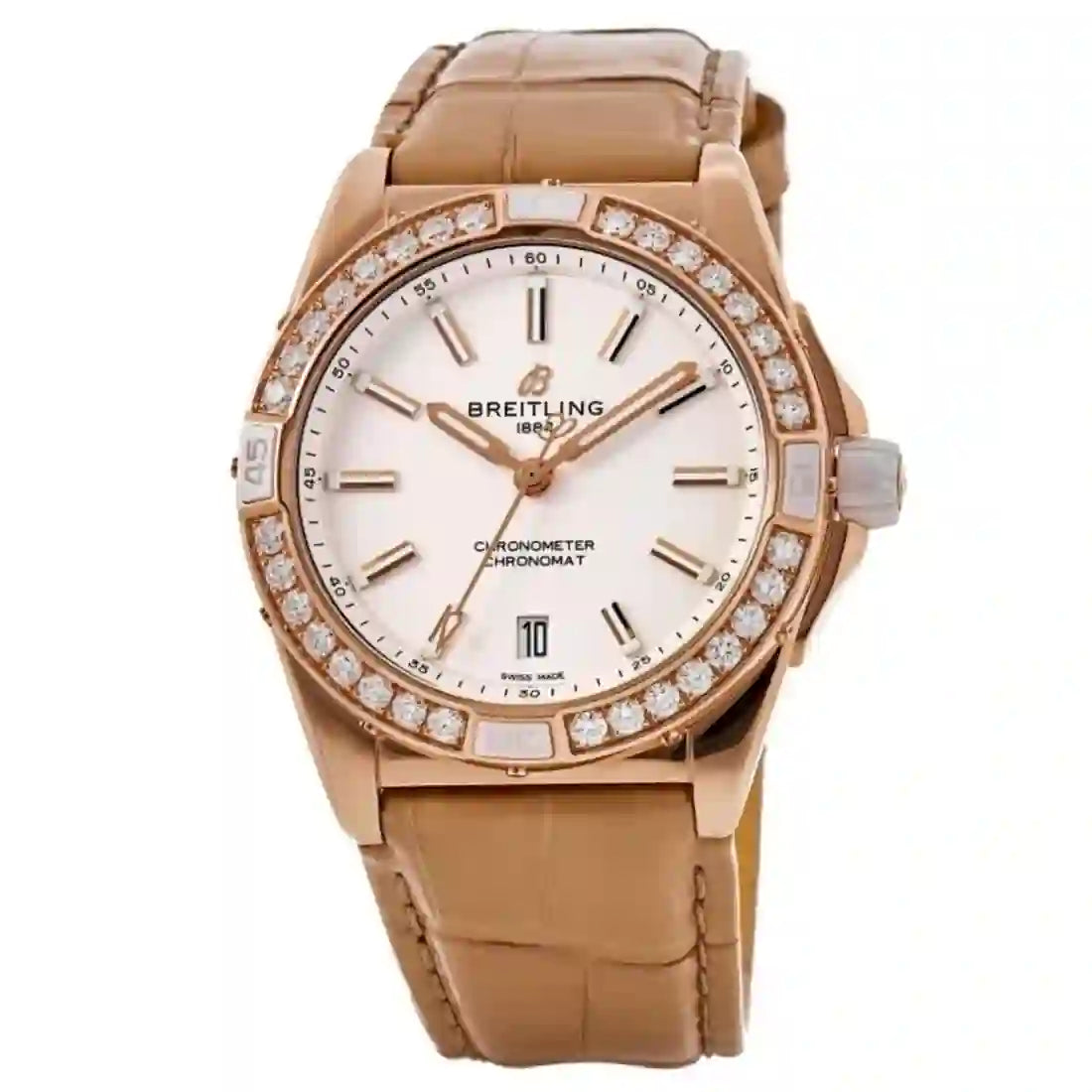 Breitling Chronomat Automatik Weiß