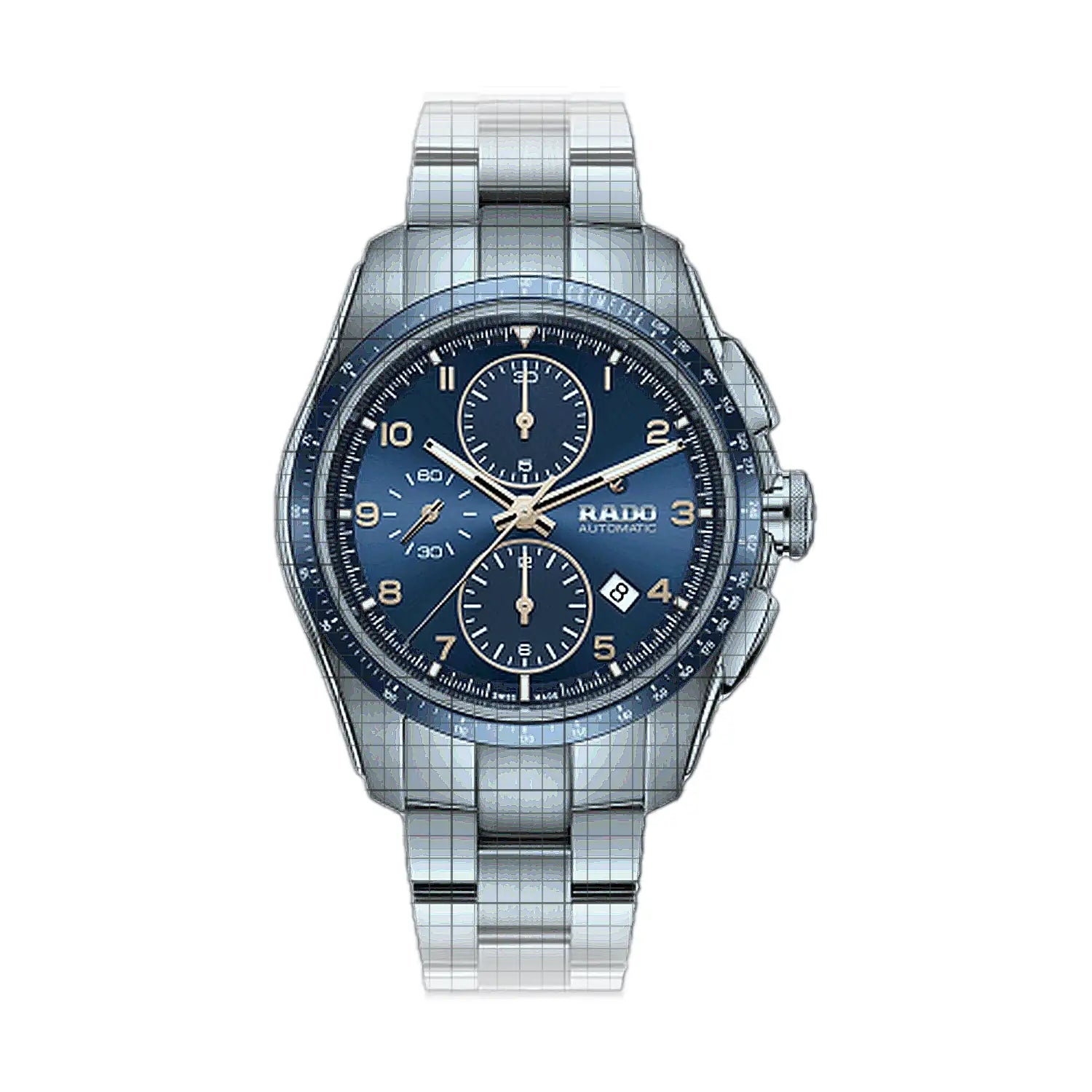 Rado Hyperchrome Automatic Chronograph 44mm Blue