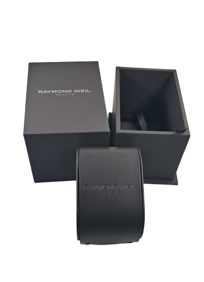 Raymond Weil Watch Box with Pillow, Pouch and Card Box