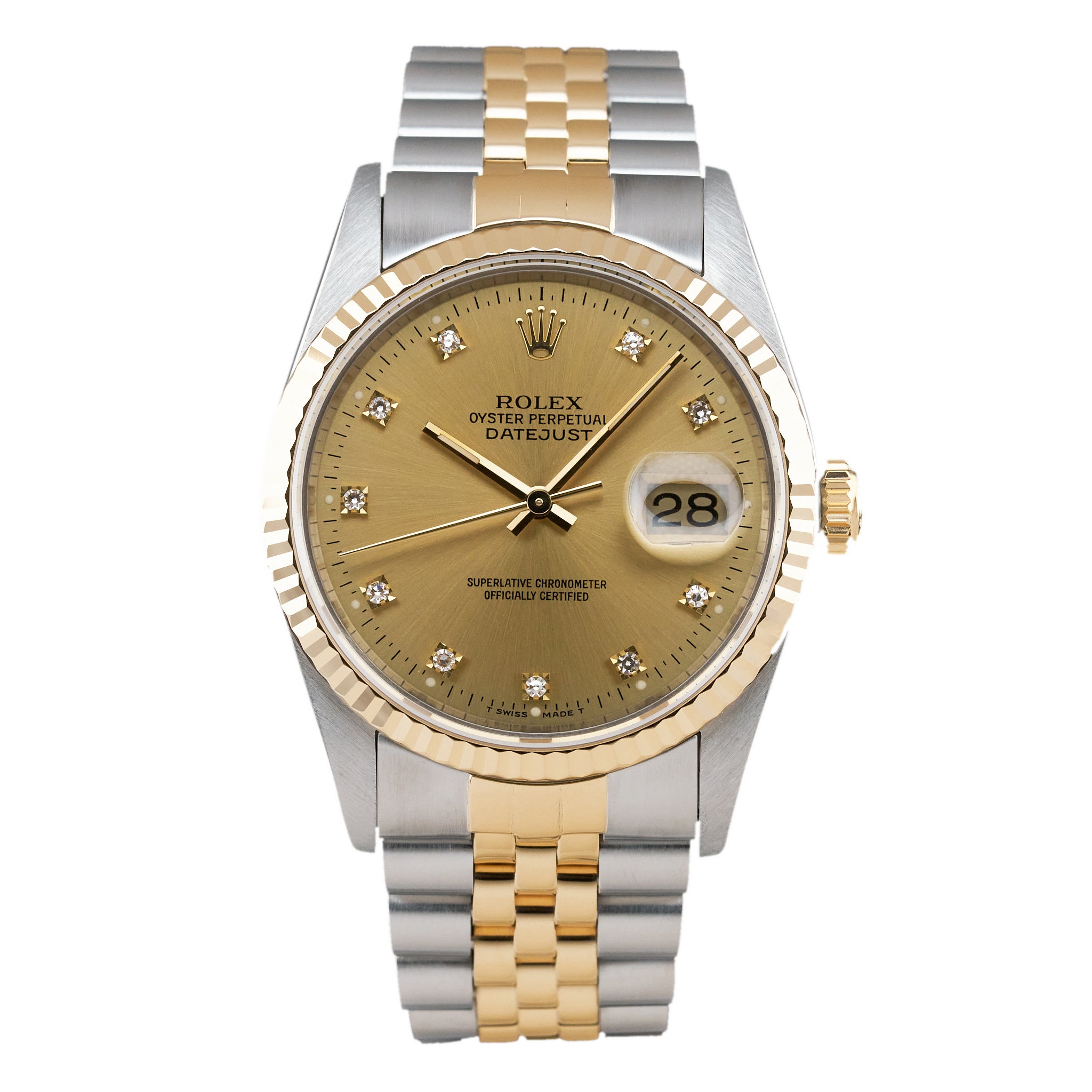 Rolex Datejust 36 Champagne Jubilee 36 mm CPO 1991
