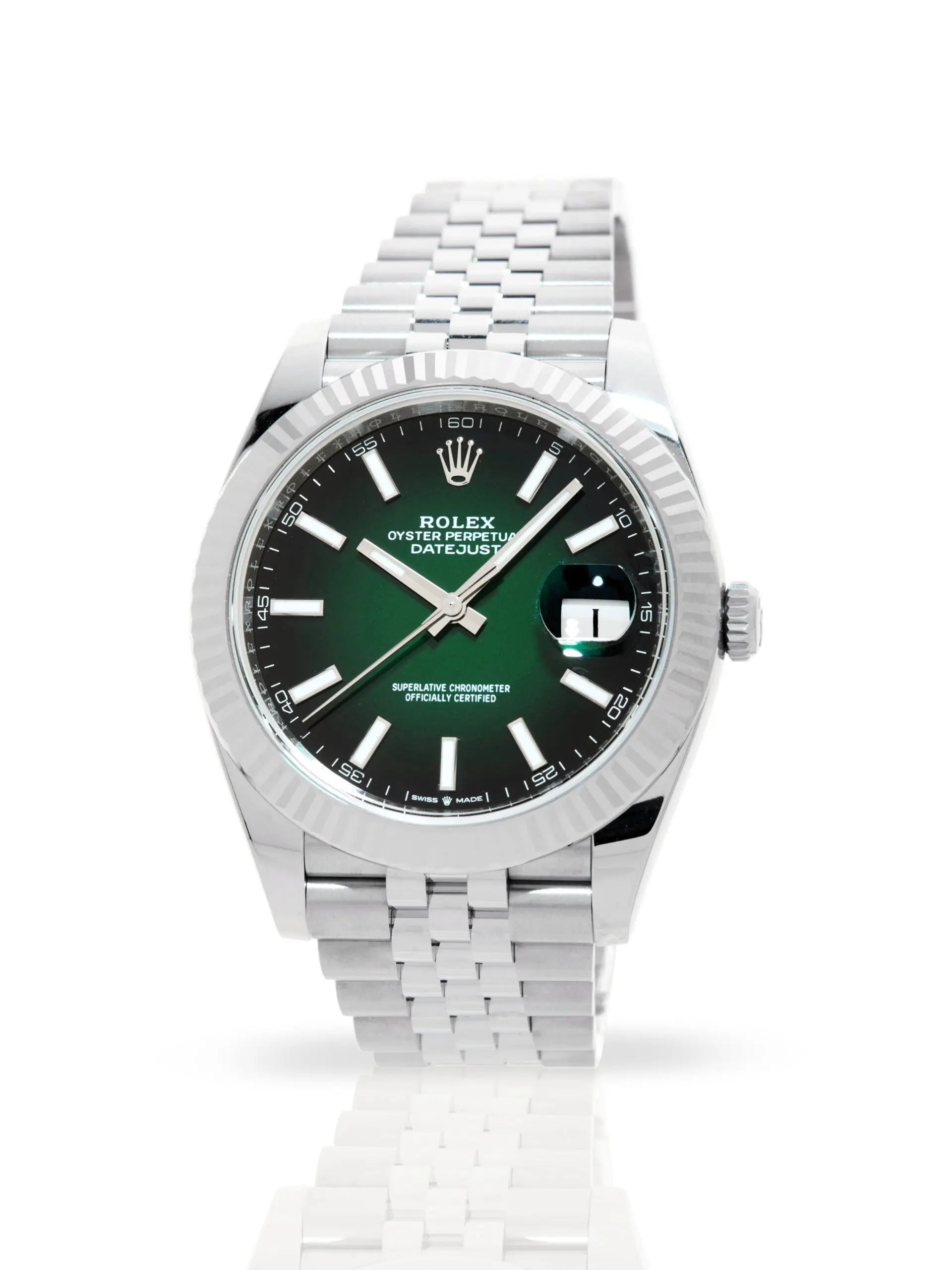 Rolex Datejust 41 Automatic Green Ombre