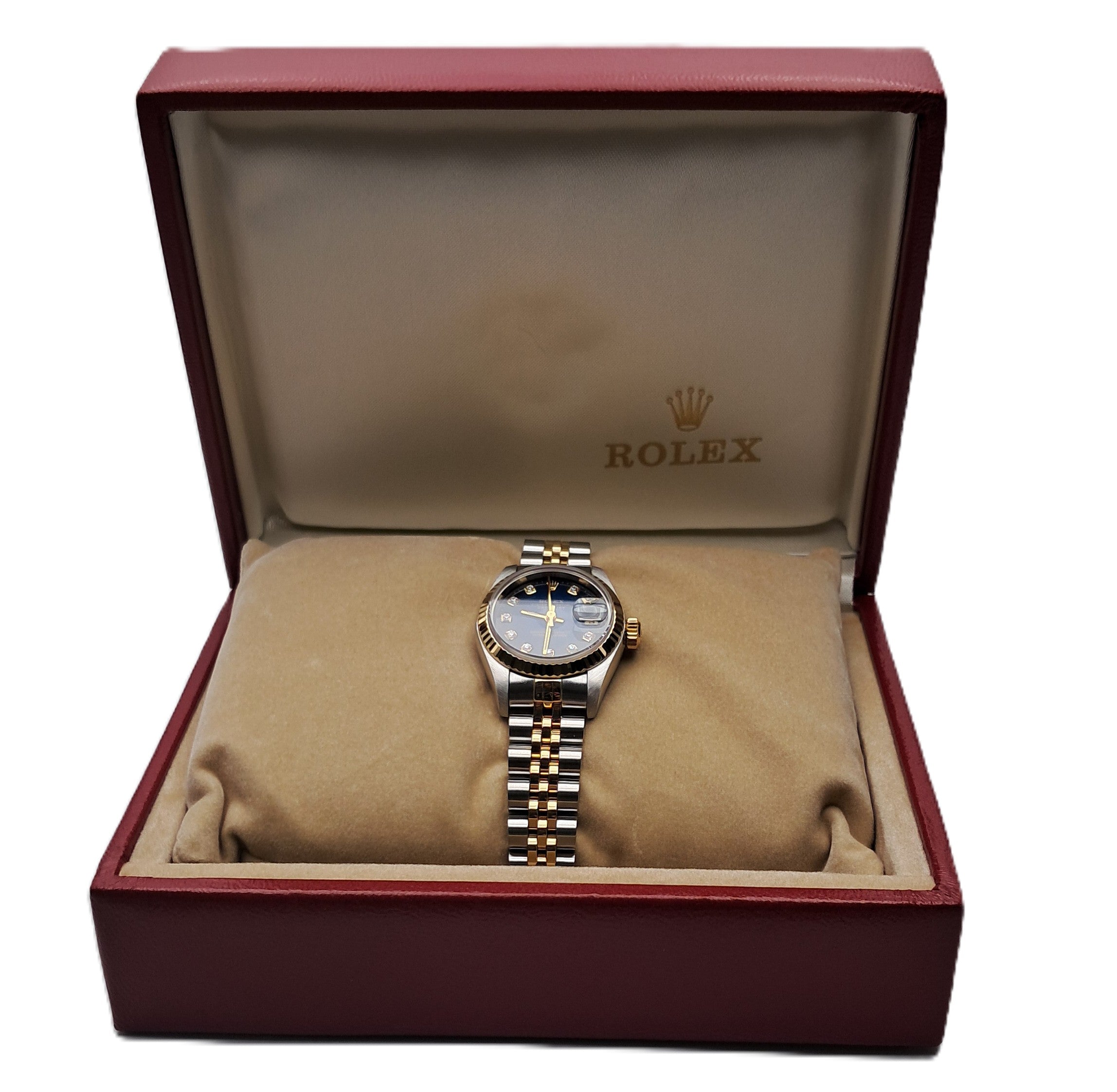 Rolex Datejust Vignette Blue Diamond Jubilee 26 CPO 1999