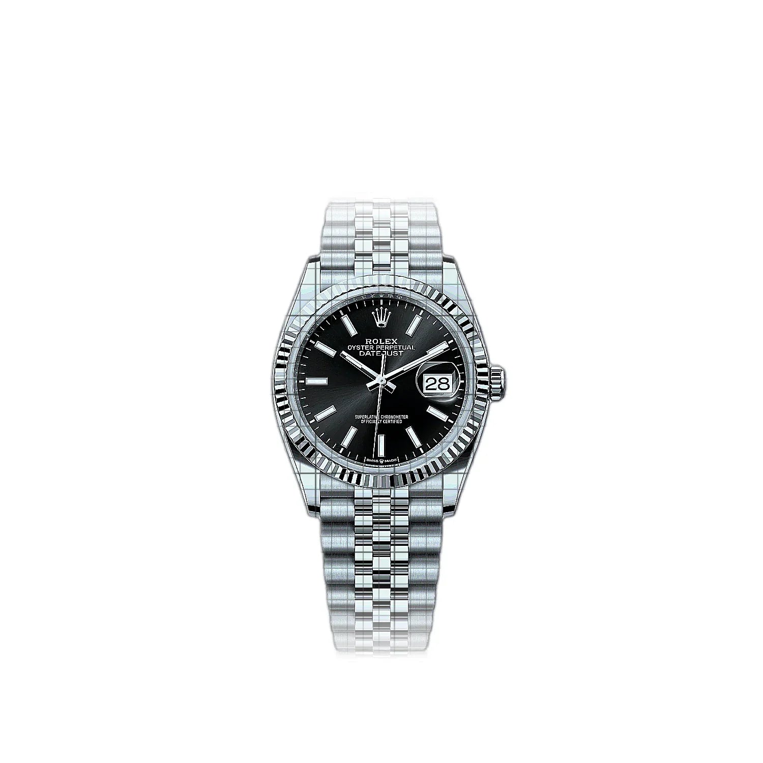 Rolex Datejust Black Oyster 36 mm
