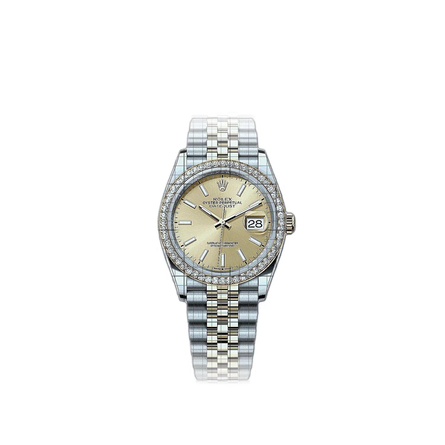 Rolex Datejust 126283rbr-0001 Mother of pearl Dial White gold 40mm Watch