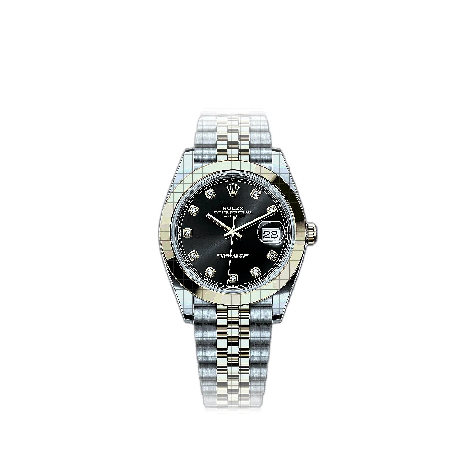 Rolex Datejust 126303-0006 Black Dial Stainless steel, yellow gold 41mm Watch