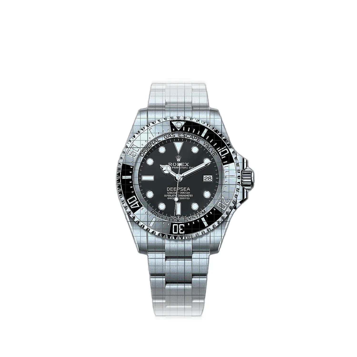 Rolex Rolex Deepsea 136660-0006 Black Dial Stainless steel 44mm Watch