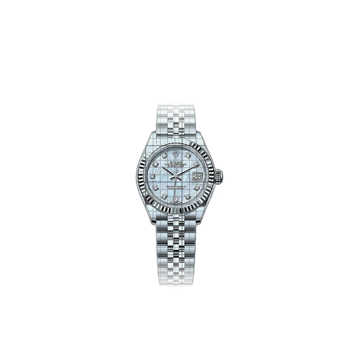 Rolex Lady-Datejust 279174-0009 Mother of pearl Dial Stainless steel, white gold 28mm Watch