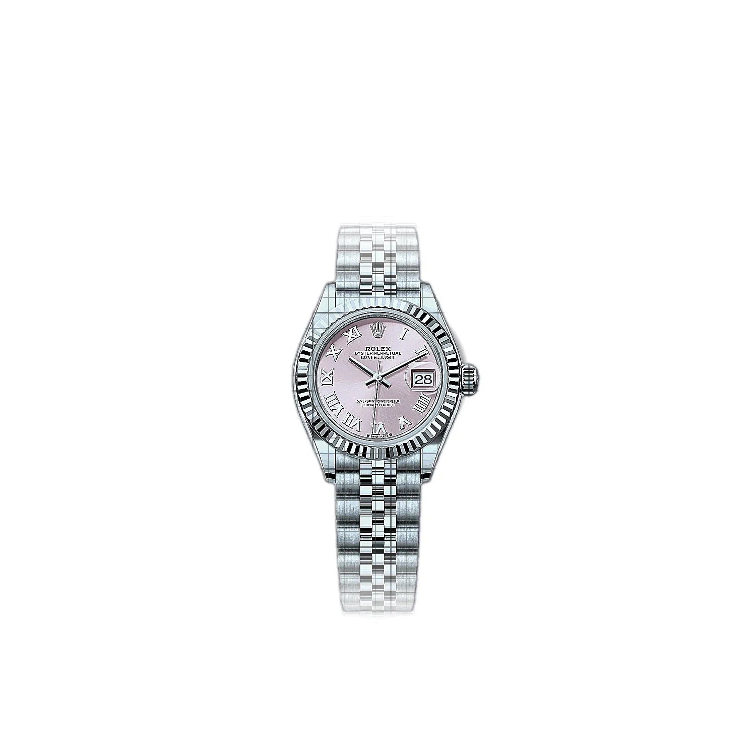 Rolex Lady-Datejust 279174-0017 Pink Dial Stainless steel, white gold 28mm Watch