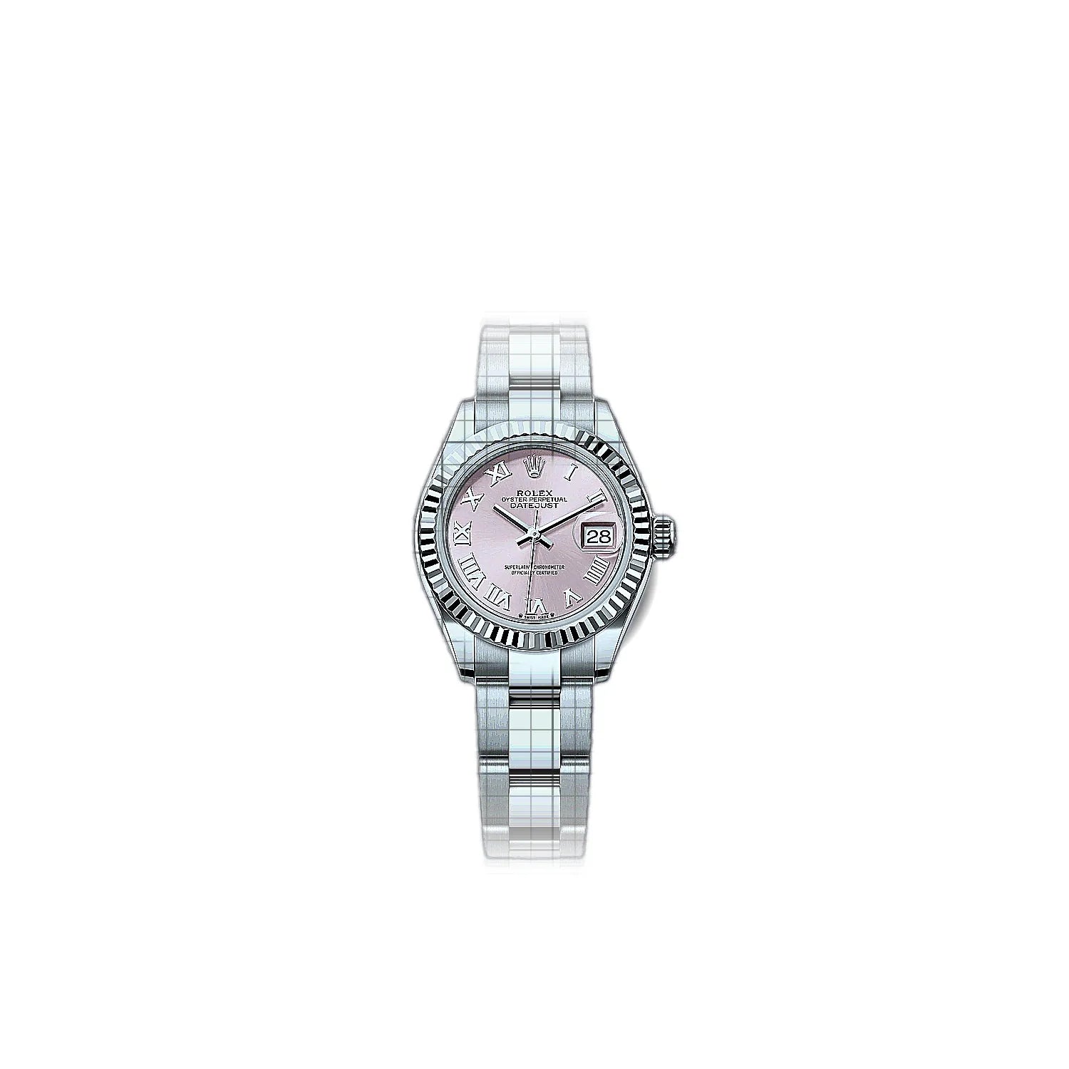 Rolex Lady-Datejust 279174-0018 Pink Dial Stainless steel, white gold 28mm Watch