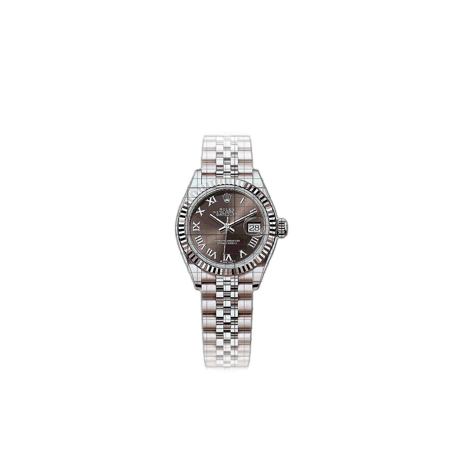 Rolex Lady-Datejust 279175-0015 Brown Dial Rose gold 28mm Watch