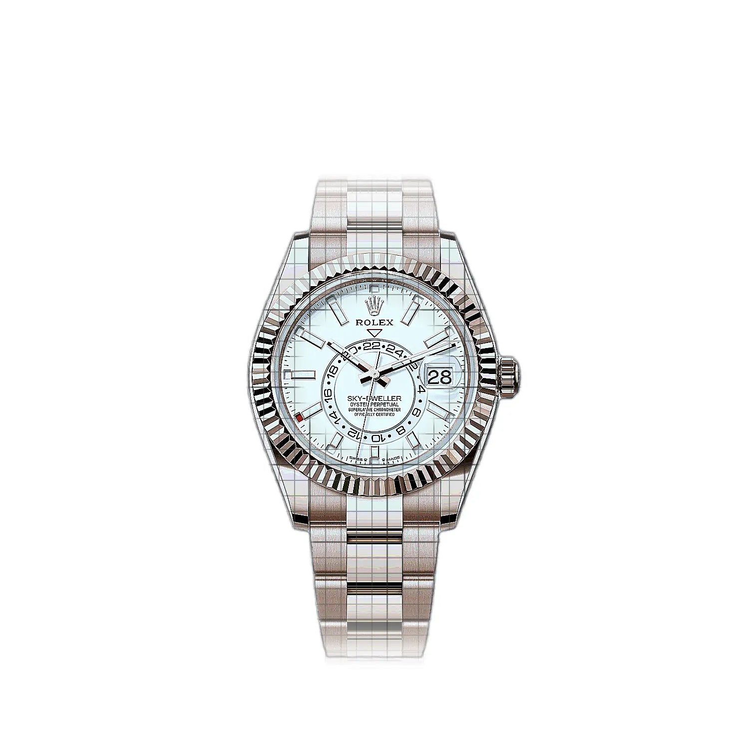 Rolex Sky-Dweller 336935-0003 White Dial Rose gold 42mm Watch
