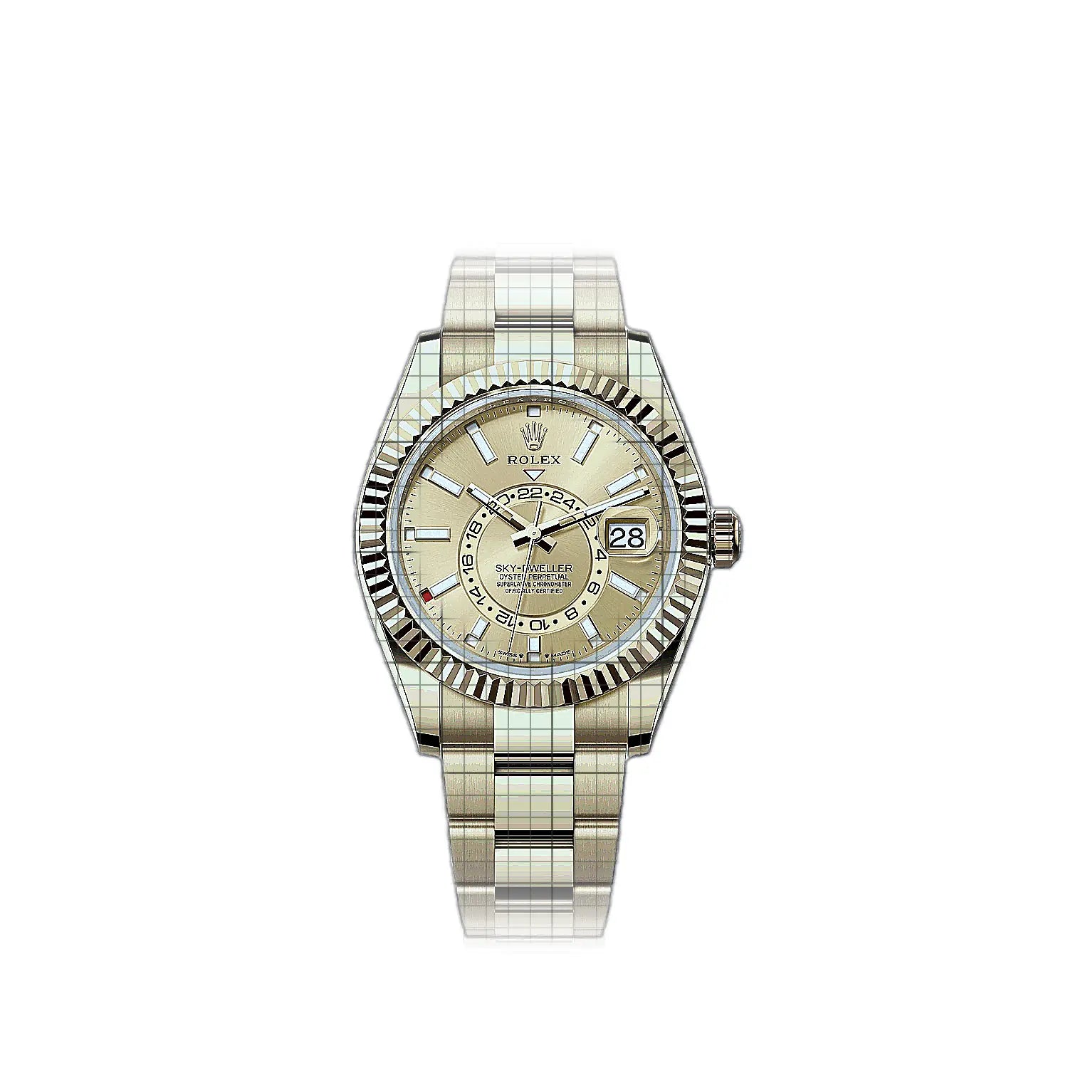 Rolex Sky-Dweller 336938-0001 Black Dial Rose gold 40mm Watch