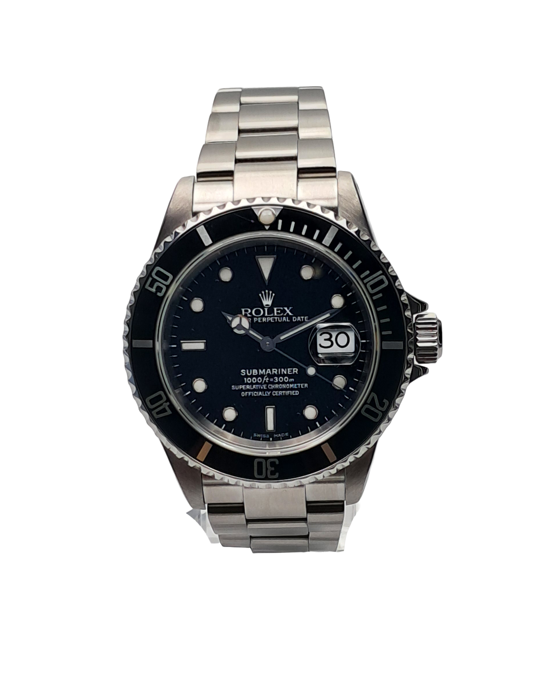Rolex Submariner Date Noir Oyster 40 CPO 2001