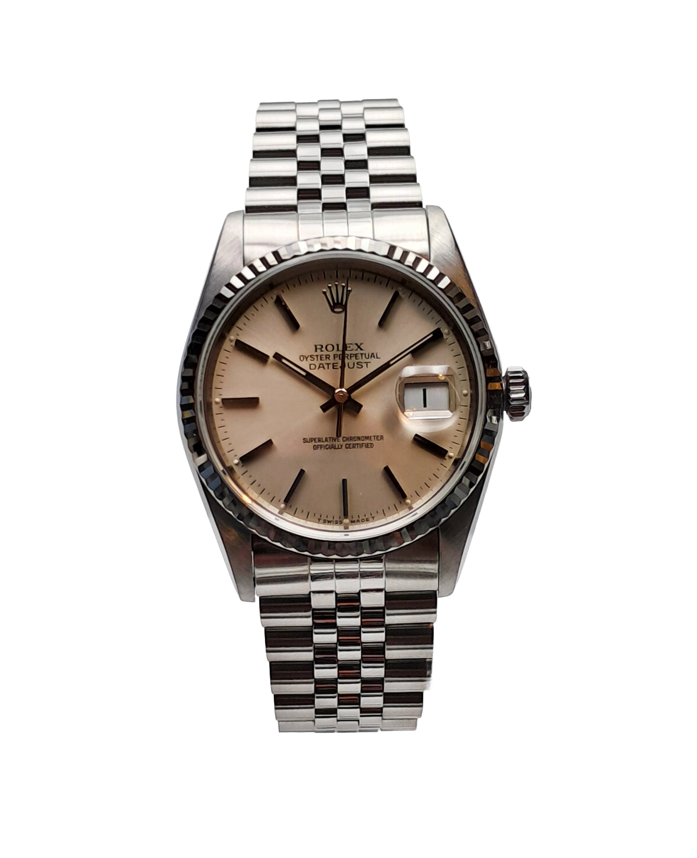 Rolex Datejust 36 Silver Jubilee CPO 1994