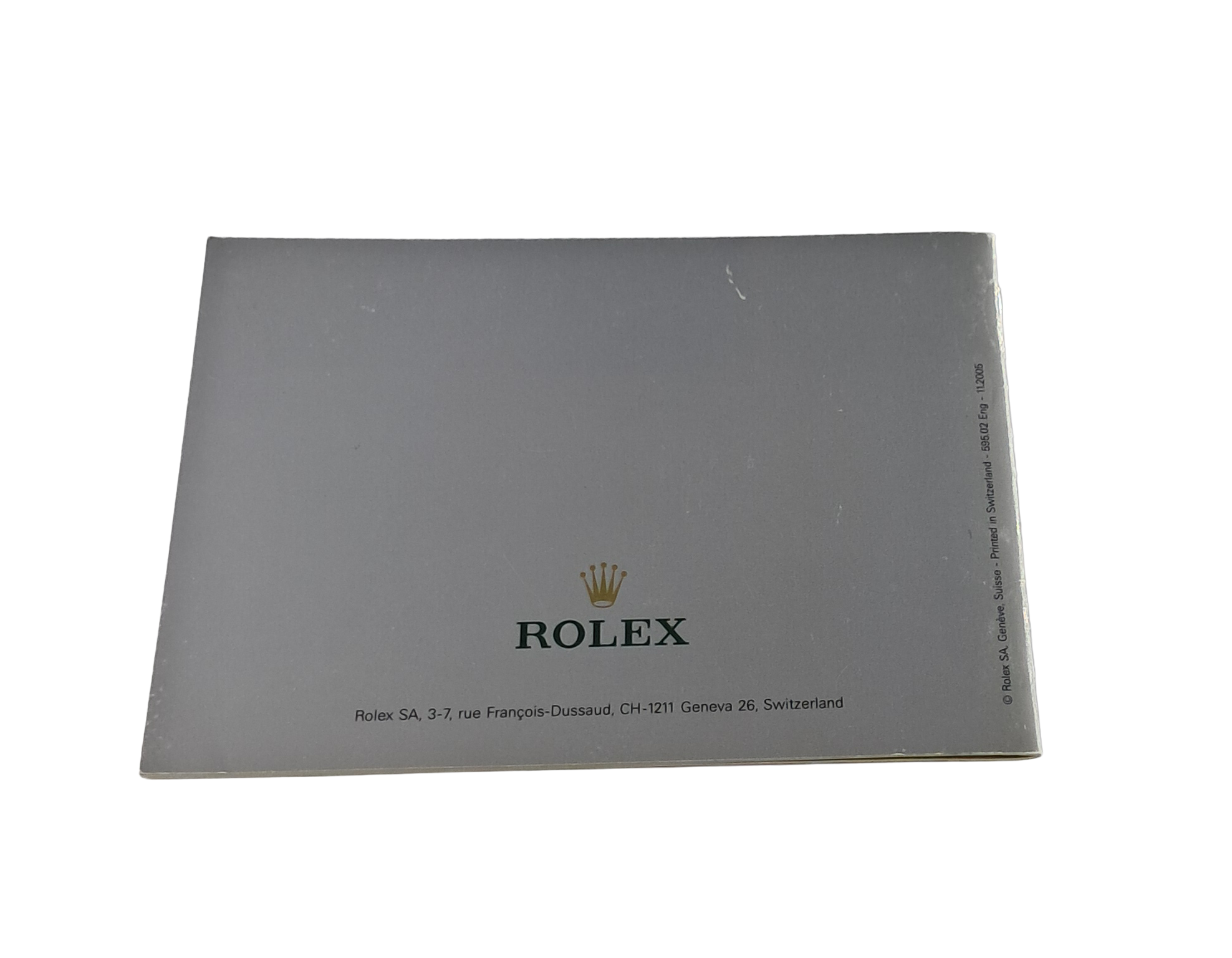 Rolex GMT-Master 595.02 Booklet (2005, English)