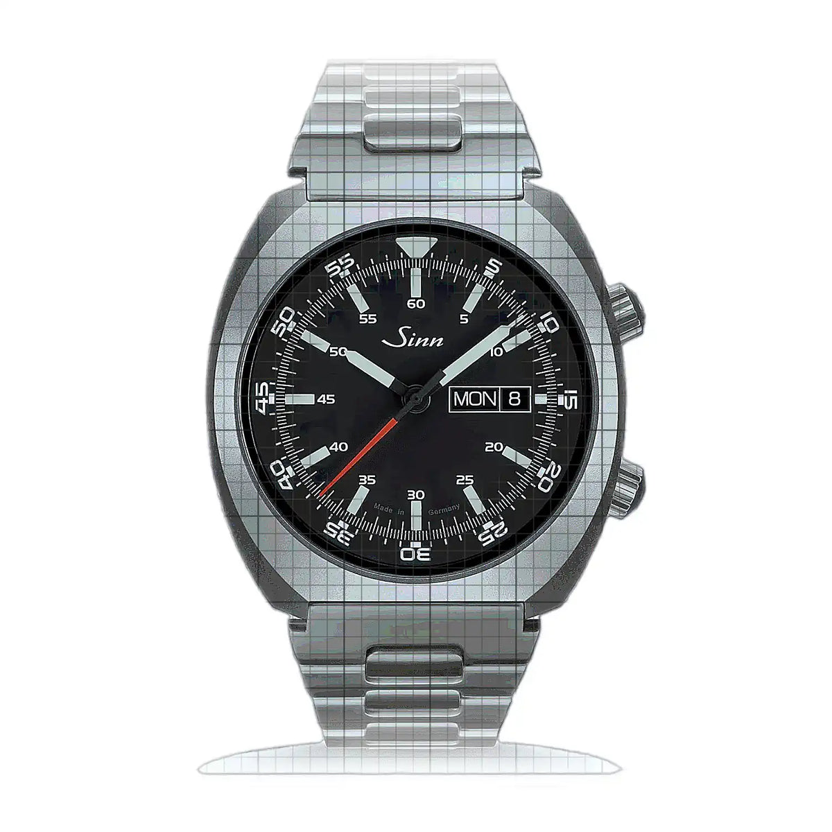 Sinn 240 240.010HM Black Dial Stainless steel 43mm Watch
