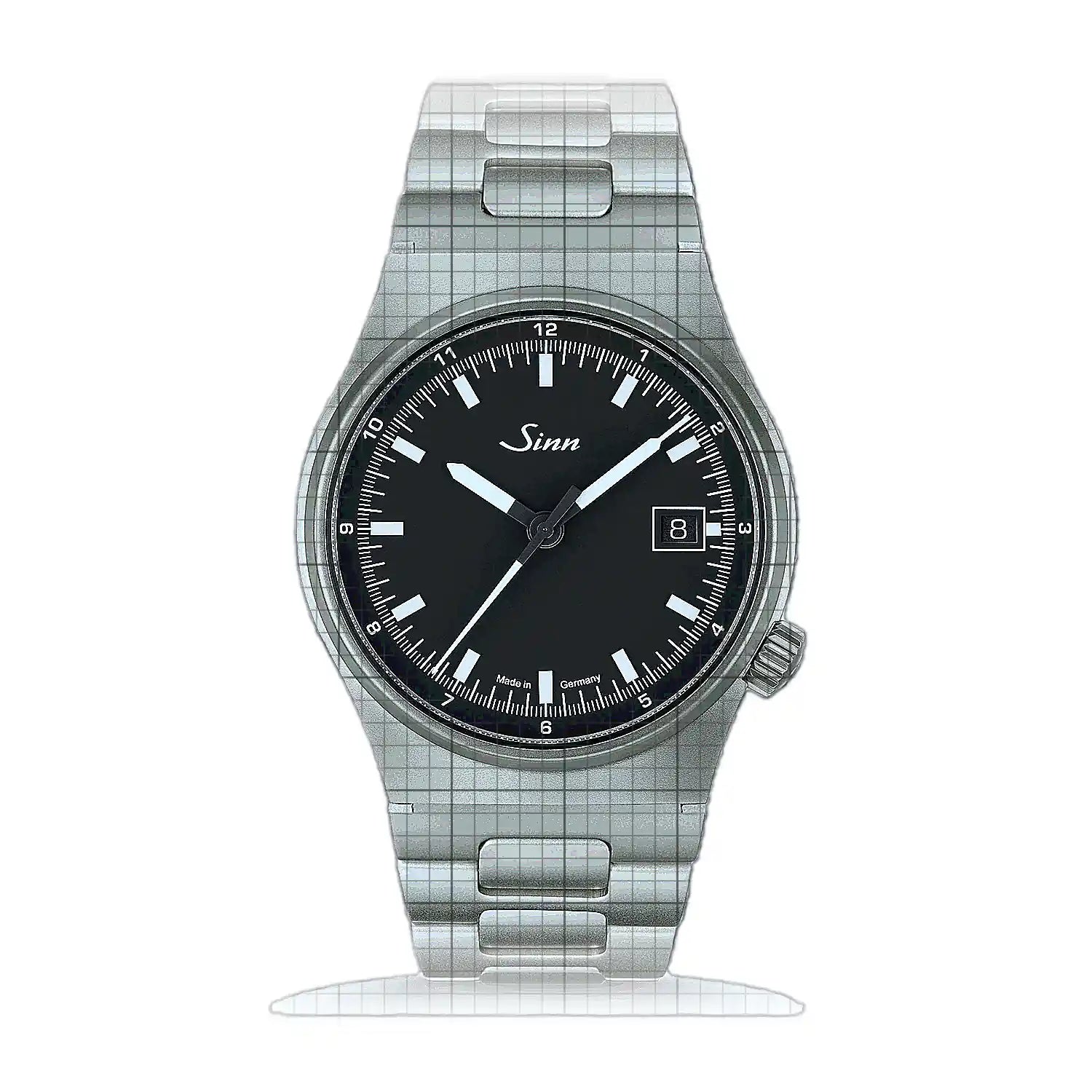 Sinn 544 – Metal bracelet H-Link 544.010HM Black Dial Stainless steel 38,5mm Watch