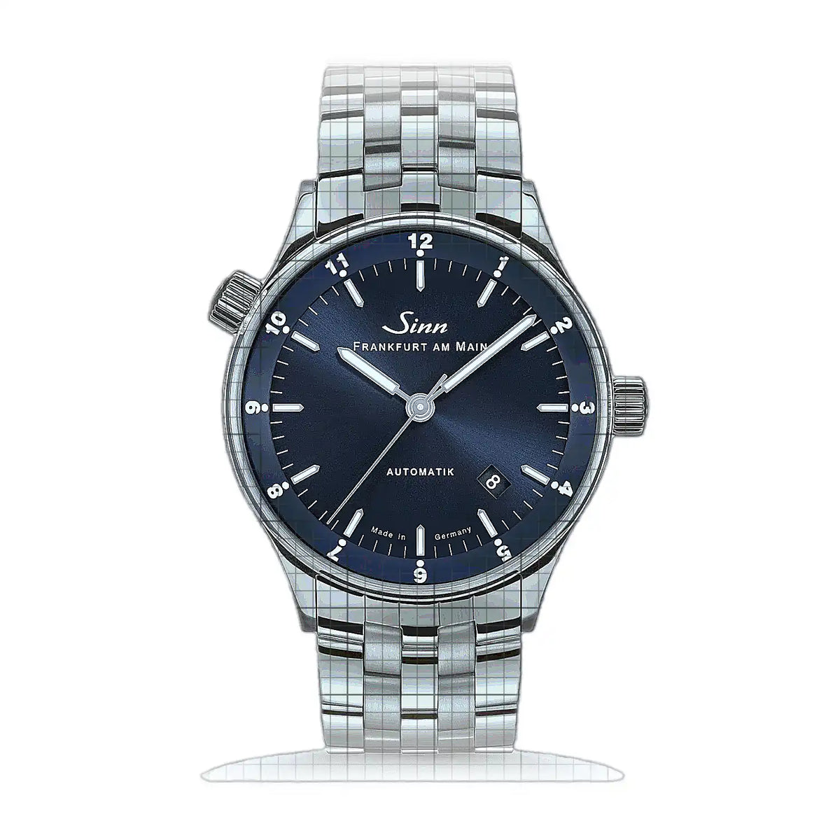 Sinn 6068 6068.012M Blue Dial Stainless steel 39mm Watch