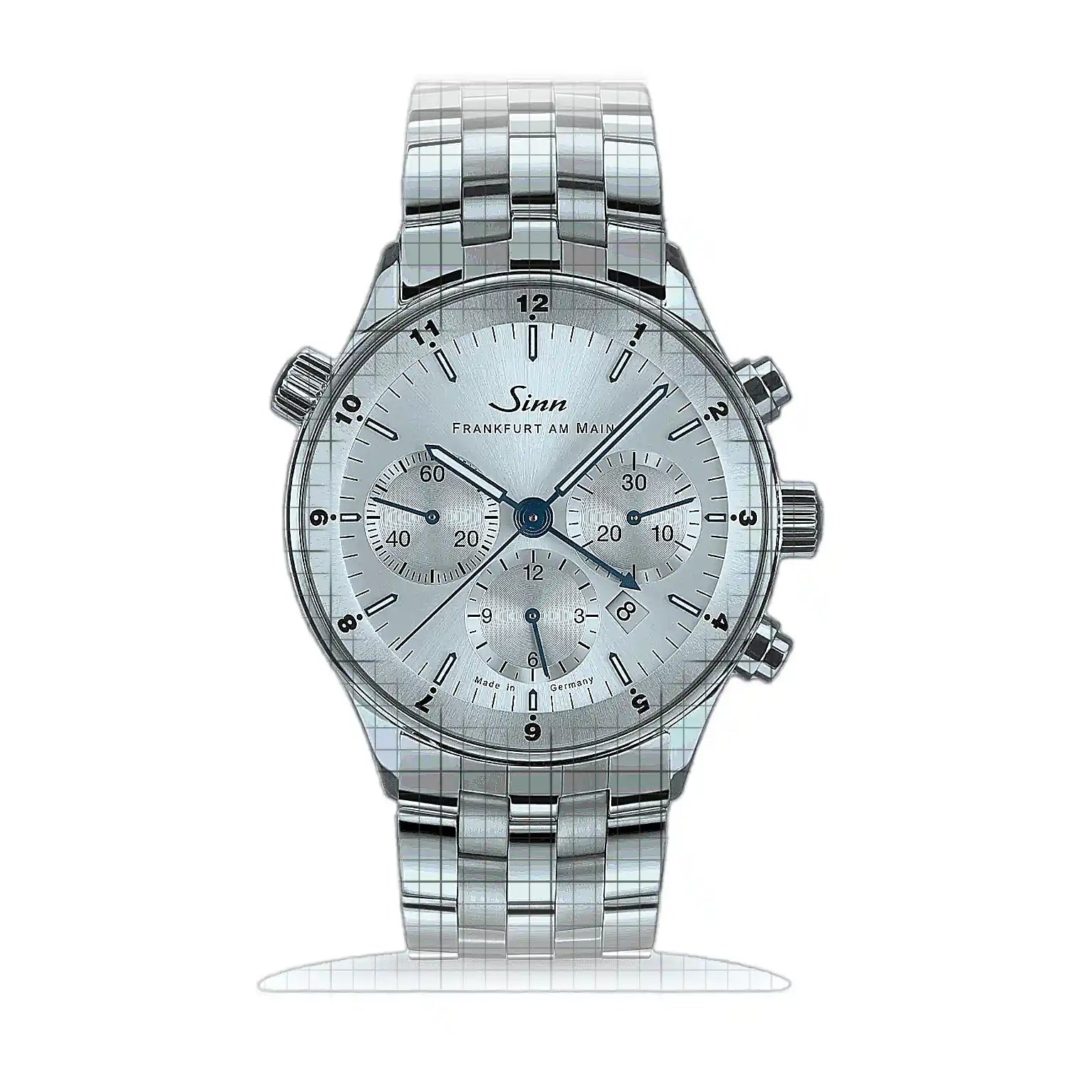 Sinn 6099 Anniversary – Metal bracelet 6099.012 Silver Dial Stainless steel 41,5mm Watch