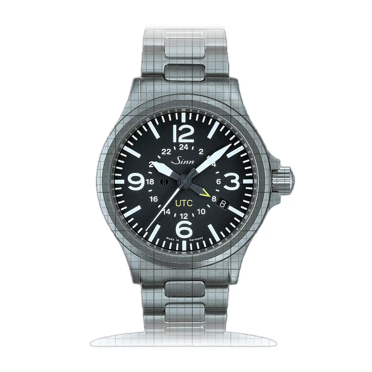 Sinn 856 856.010HM Black Dial Stainless steel 40mm Watch