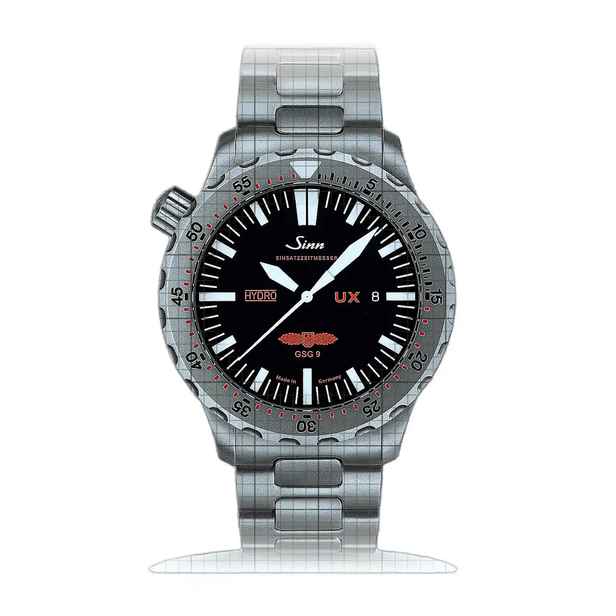 Sinn UX 403.041HM Black Dial Stainless steel 44mm Watch
