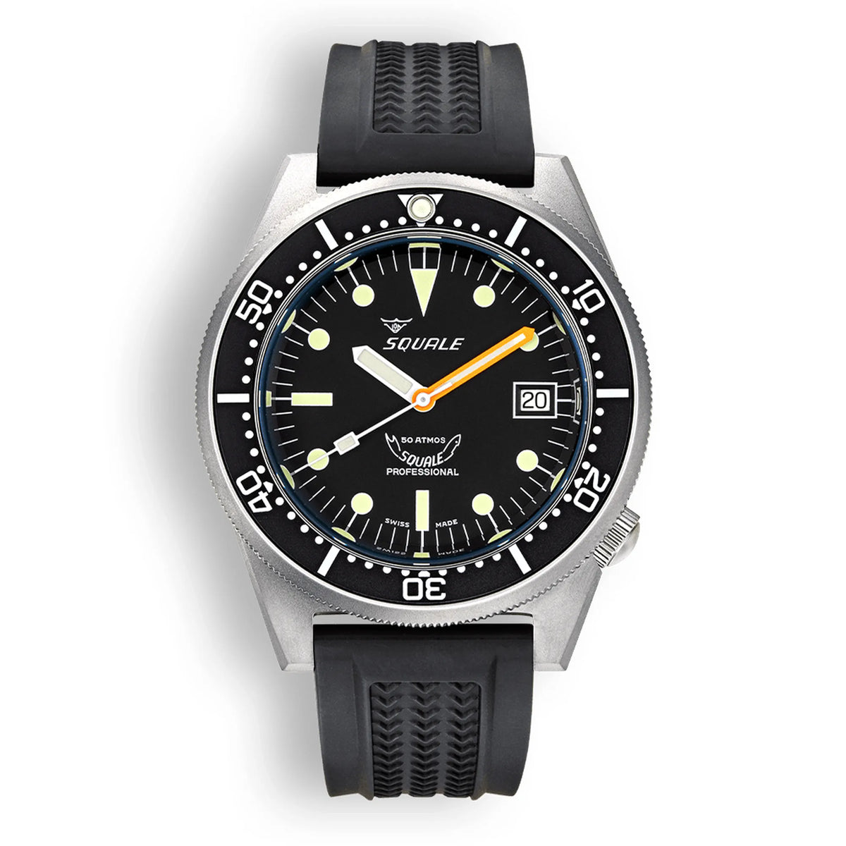 Squale 1521 Black Blasted 1521BKBL.VO