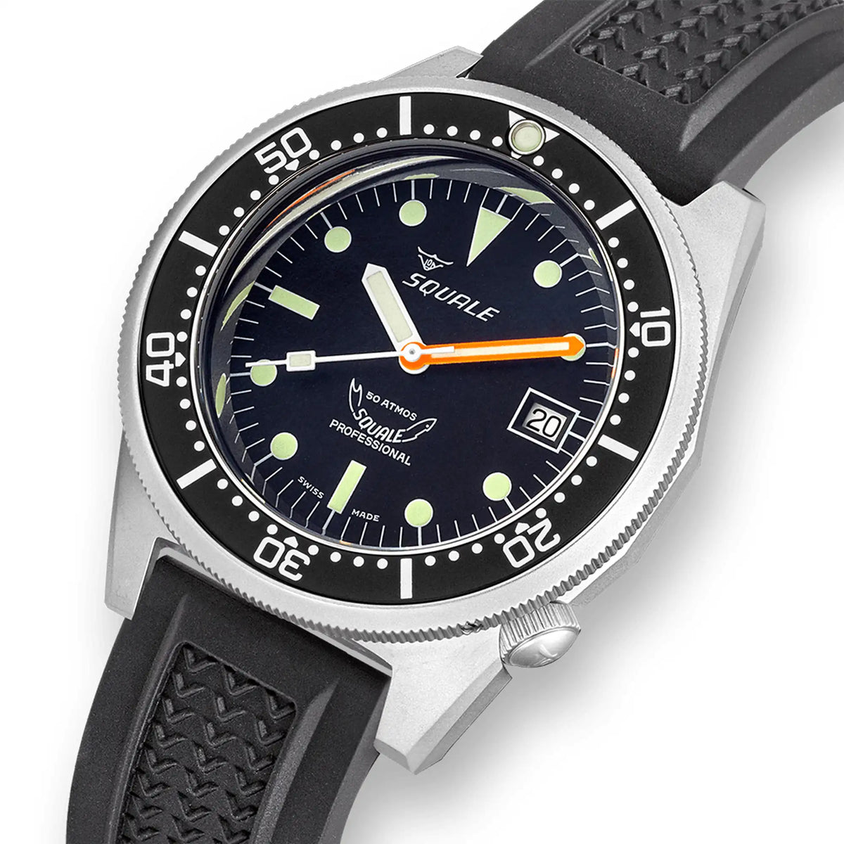 Squale 1521 Black Blasted 1521BKBL.VO