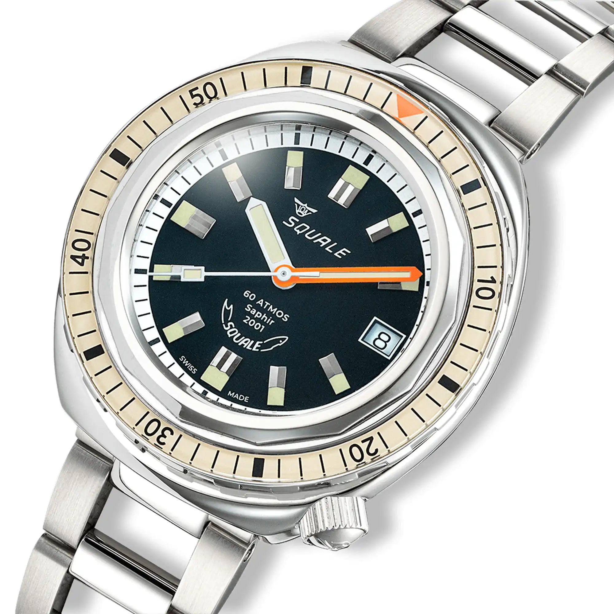 Squale 2001 Sand Black 2001BEBK.AC