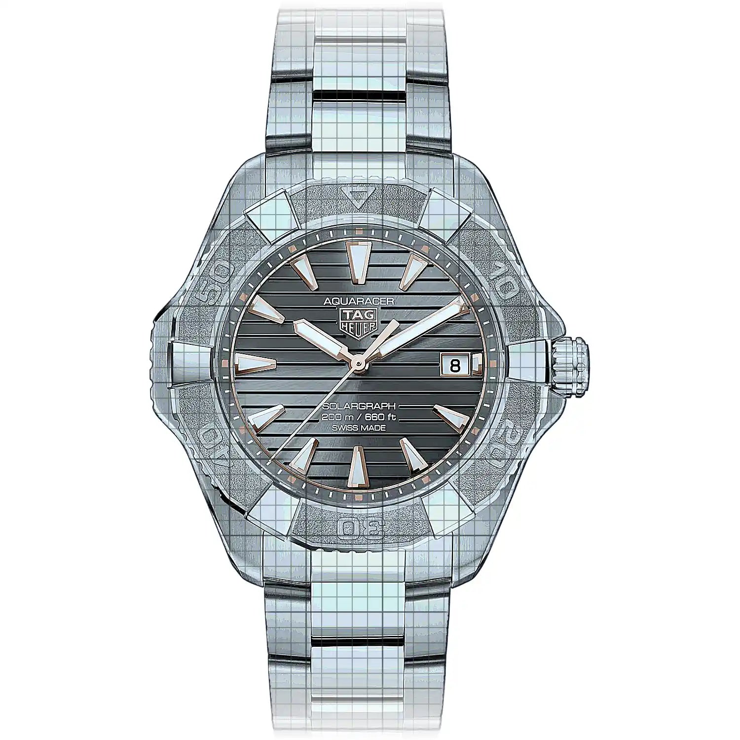 Aquaracer Professional 200 Grey 40mm Solar