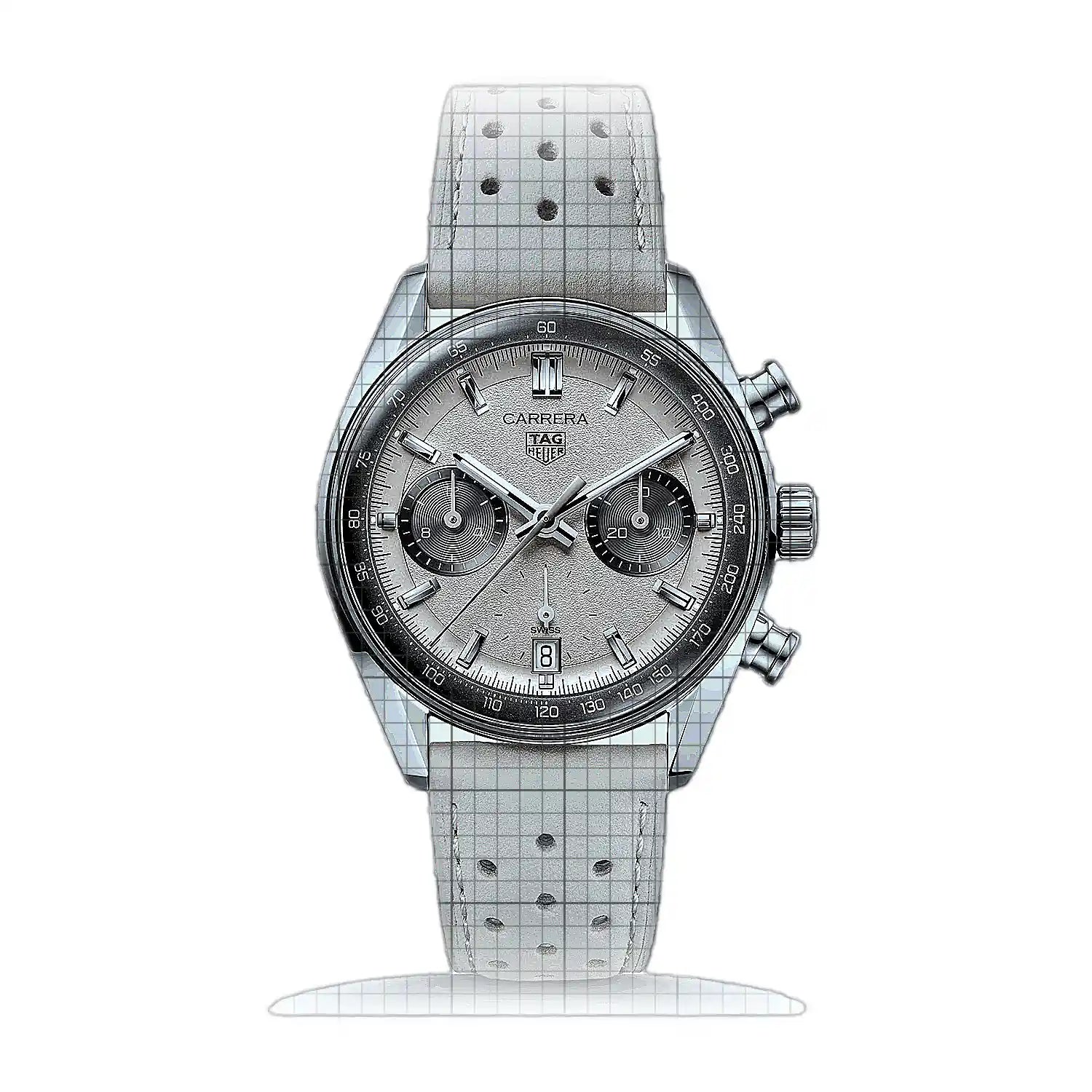TAG Heuer TAG Heuer Carrera Mechanical Automatic Chronograph CBS221H.FC8366 Beige Dial Stainless steel 39mm Watch