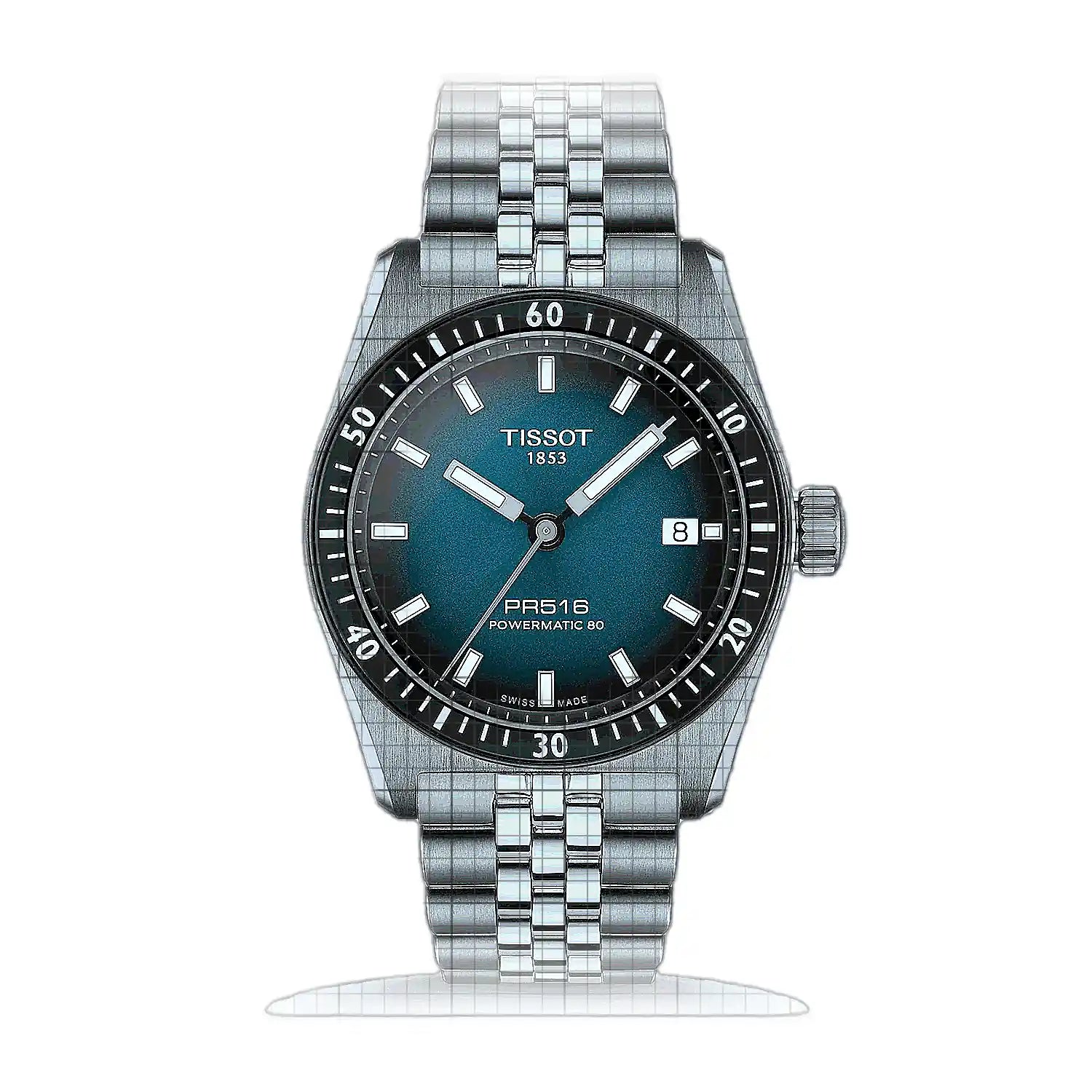 Tissot PR516 T149.407.11.041.00 Blue Dial Stainless steel 38mm Watch