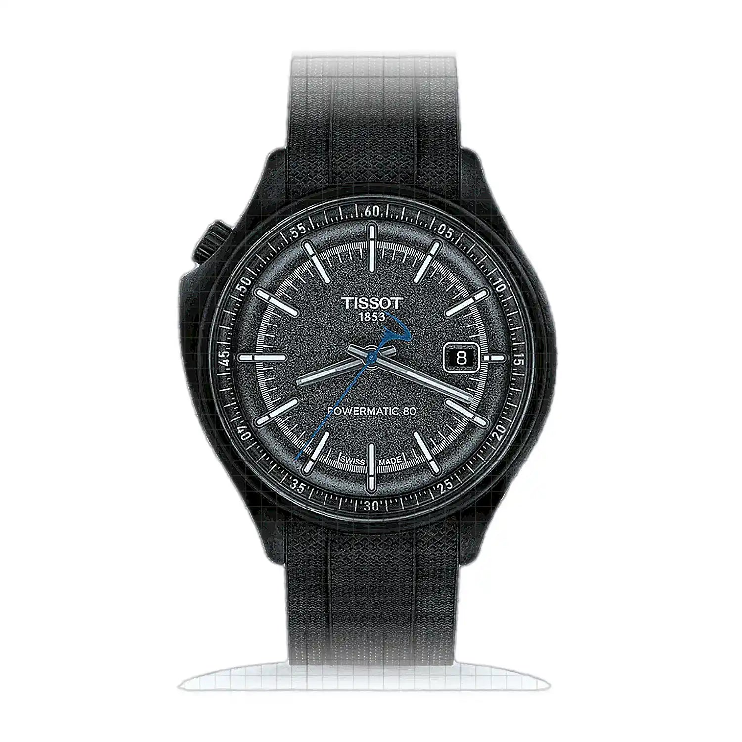 Tissot Pinarello T162.408.97.061.00 Grey Dial Stainless steel 43mm Watch