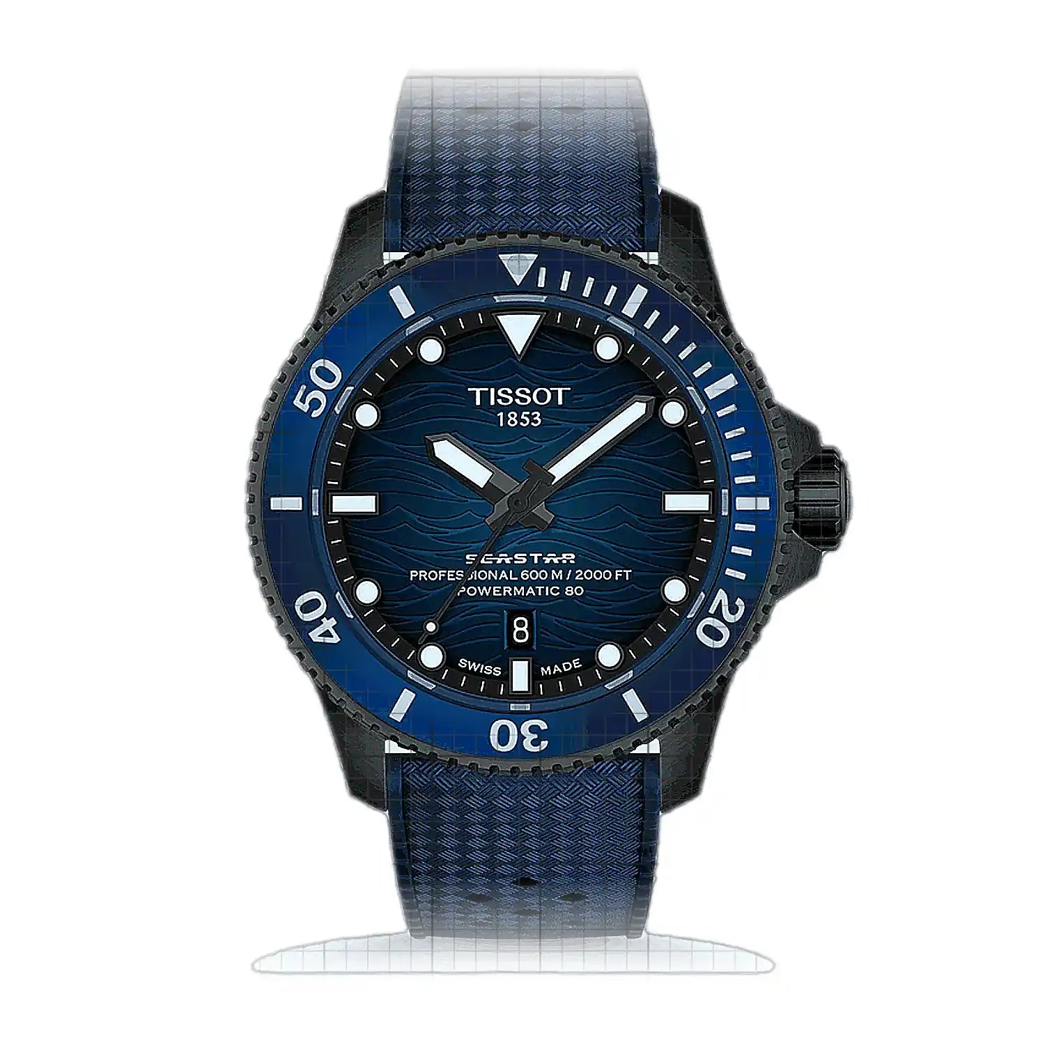 Tissot Seastar 2000 T120.907.37.041.00 Blue Dial Stainless steel 44mm Watch
