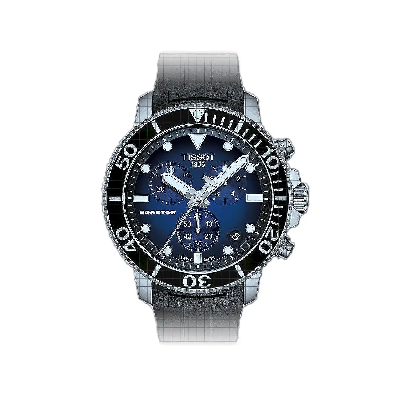 Tissot Seastar T-Sport 1000 Chronograph 45mm Blue