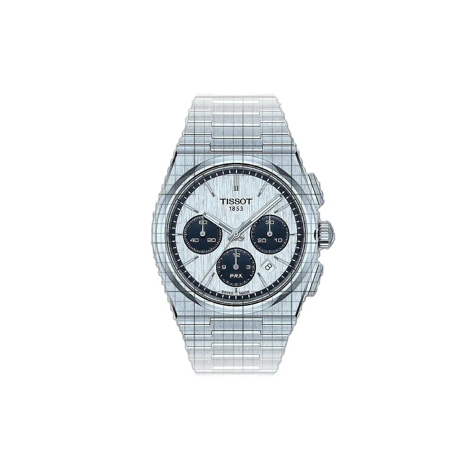 Tissot T-Classic PRX Automatic Chronograph 42mm White