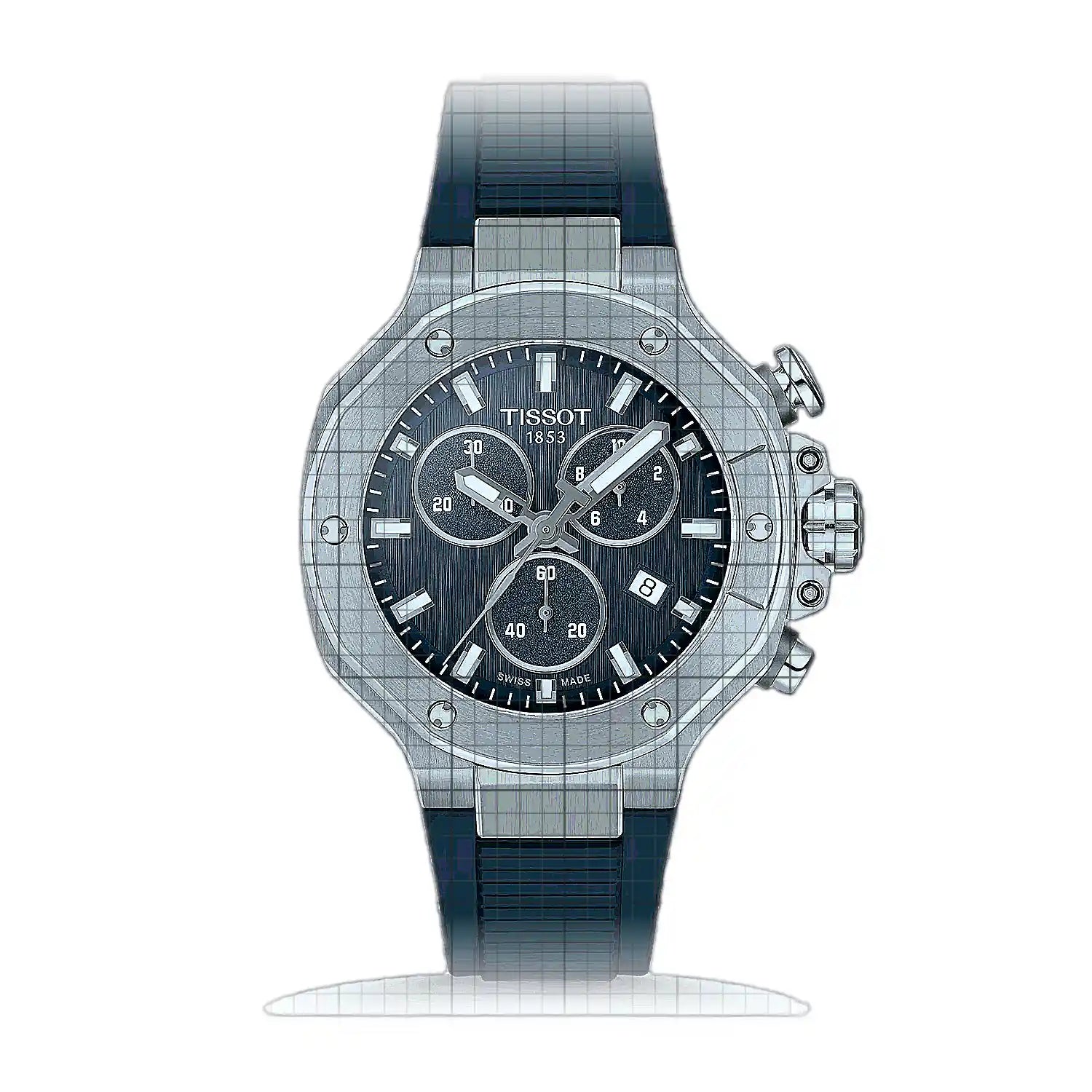 Tissot T-Race T141.817.17.041.00 Blue Dial Stainless steel 38mm Watch