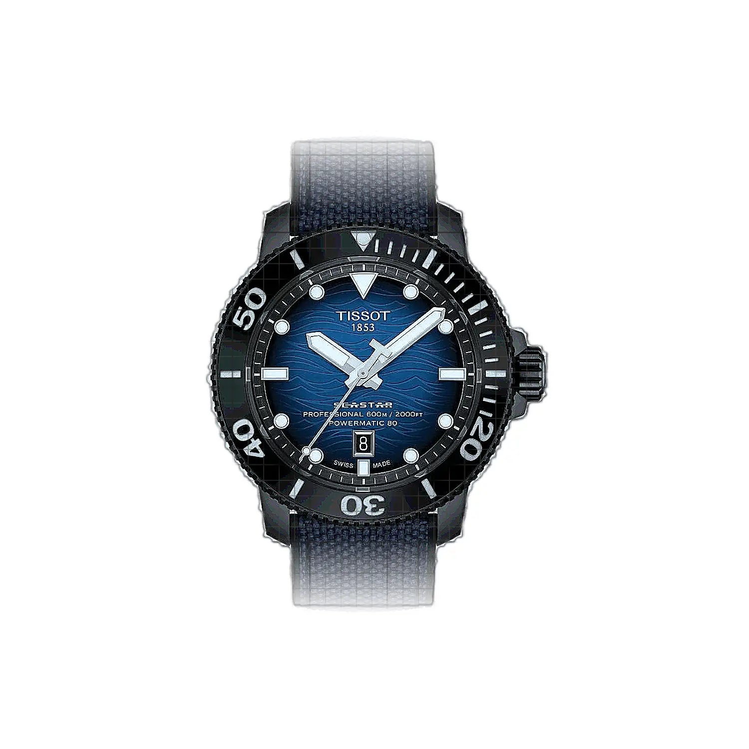 Tissot T-Sport Seastar 2000 Powermatic 80 46mm Blue