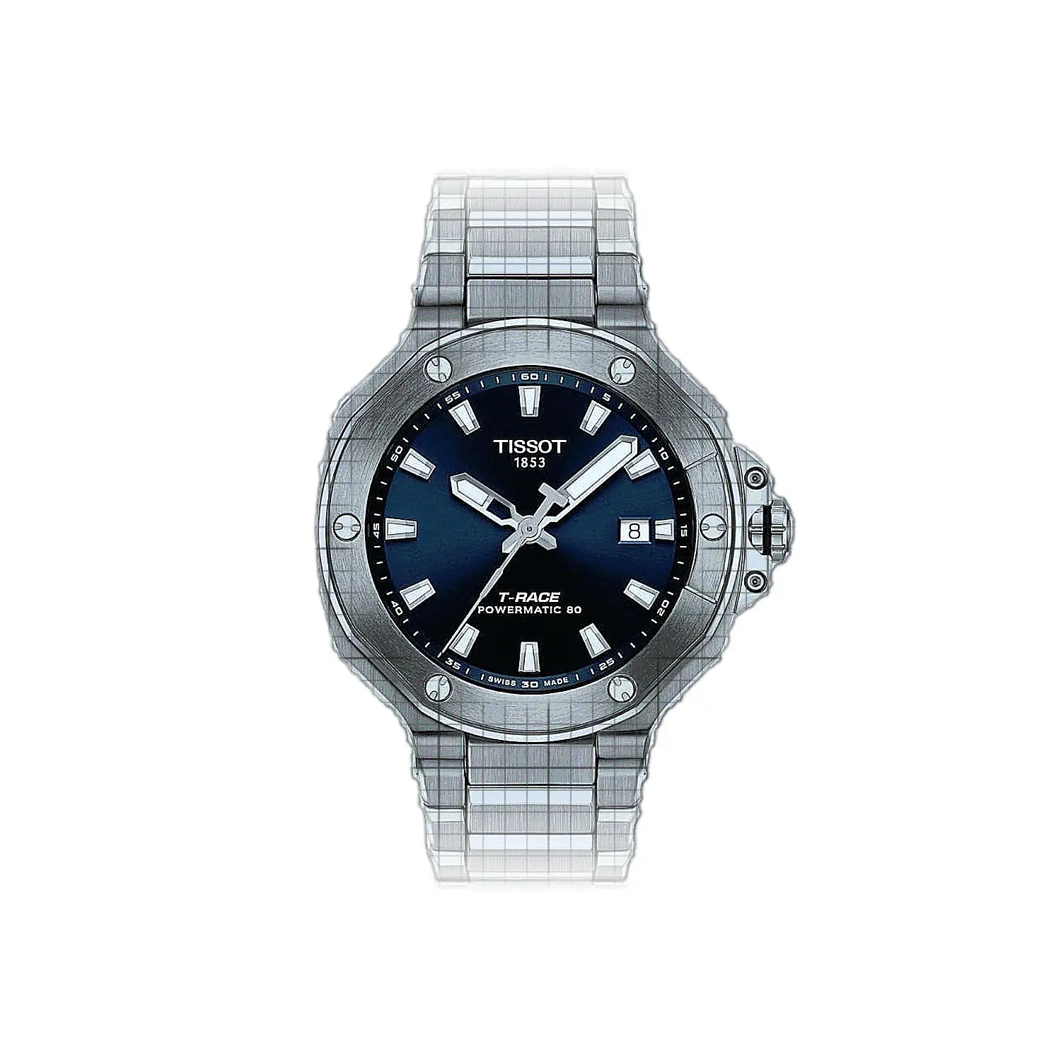 Tissot T-Sport T-Race Powermatic 80 41mm 41mm Blue