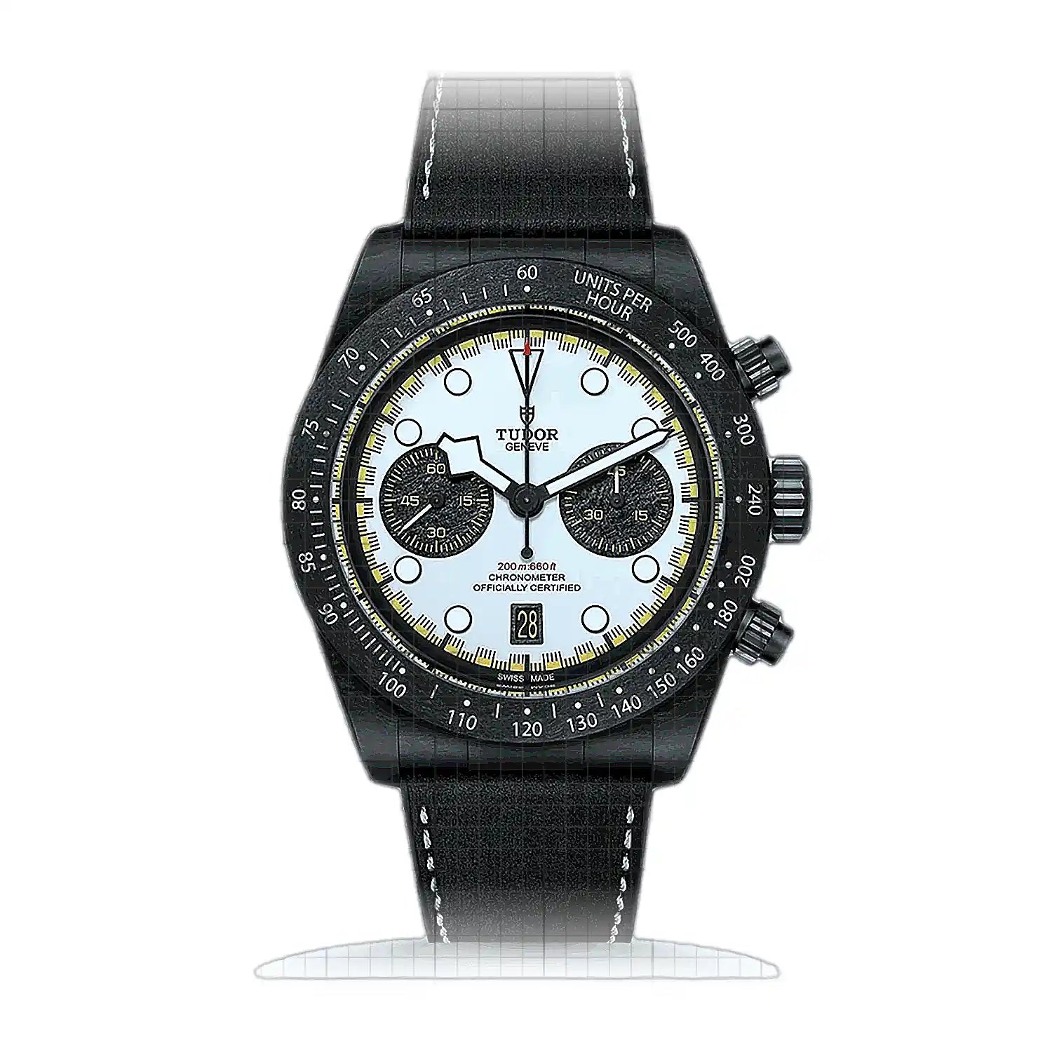 Tudor Black Bay Chrono Carbon Limited Edition 2026 79377KN-0003 White Dial Carbon 42mm Watch