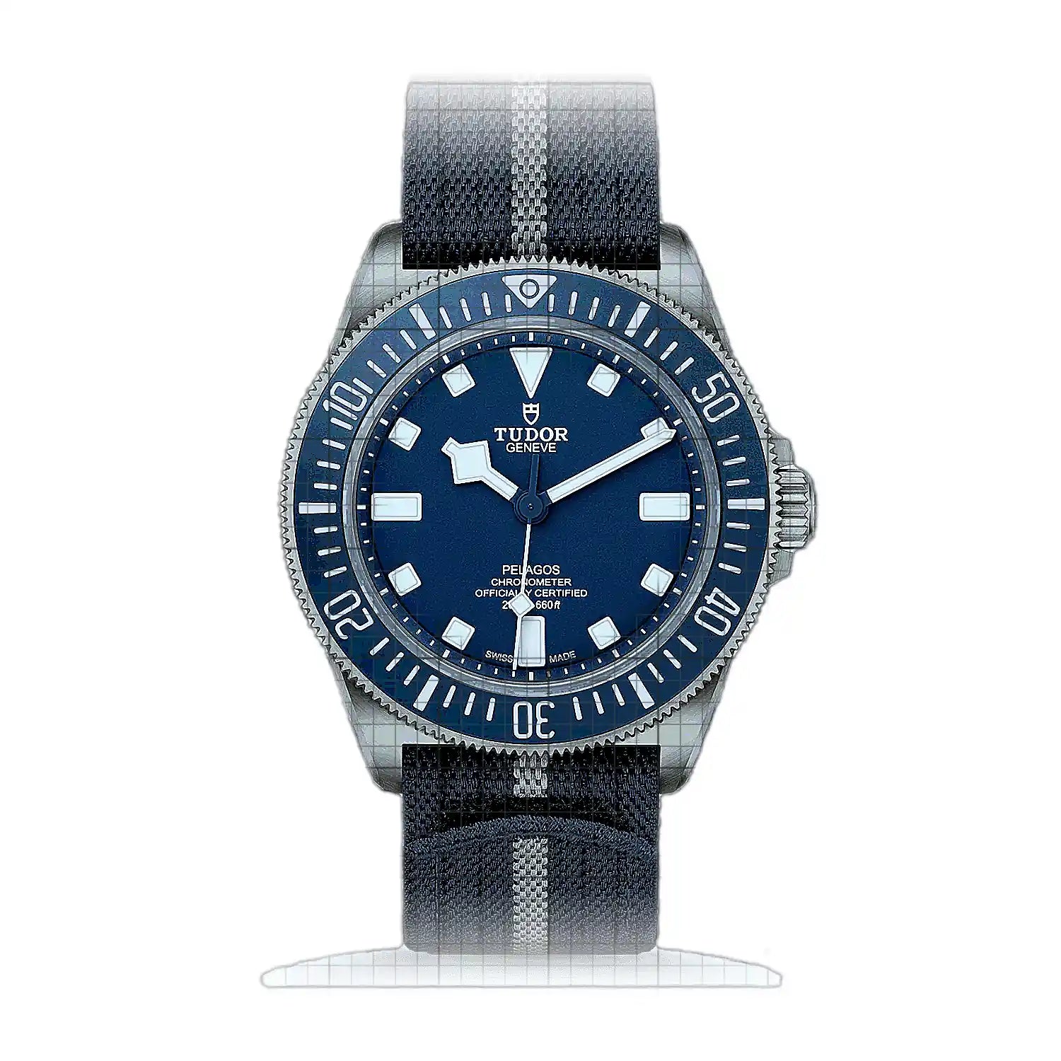 Tudor Pelagos FXD 25707B-0001 Blue Dial Titanium 42mm Watch