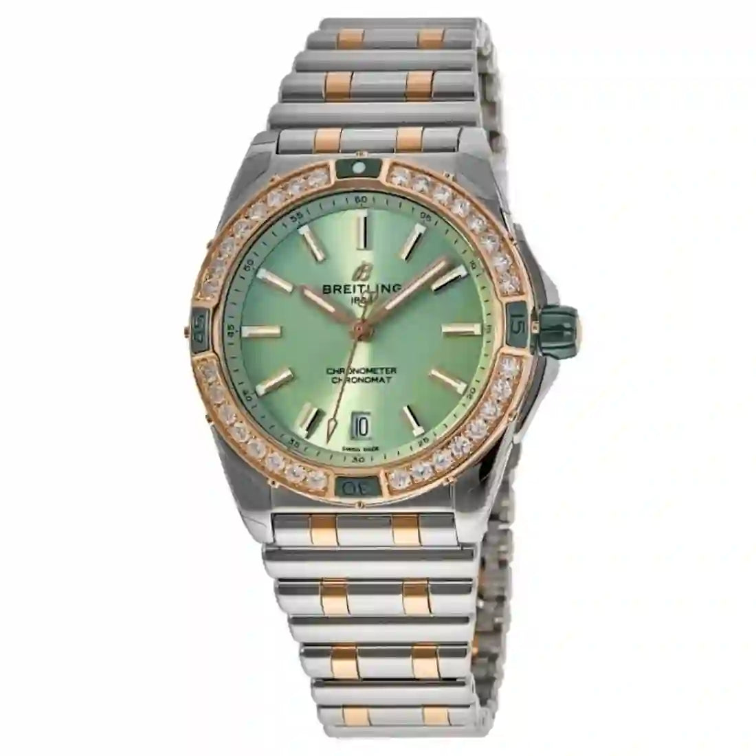 Breitling Super Chronomat Automatik Grün