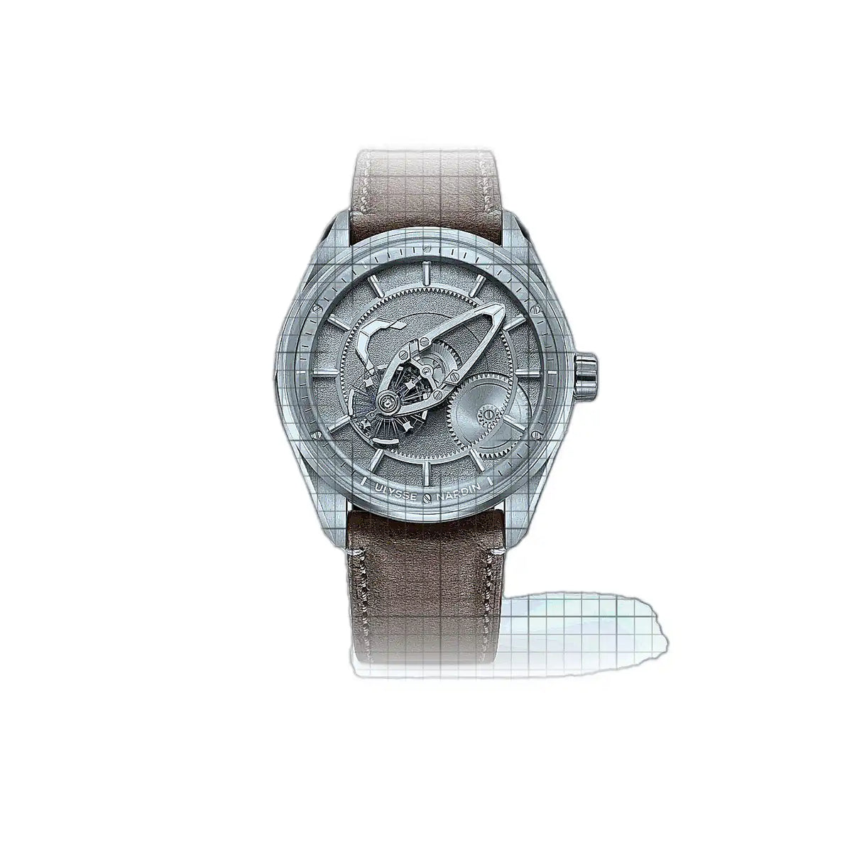 Ulysse Nardin Freak 2323-500-1A/0A Silver Dial Stainless steel 42mm Watch