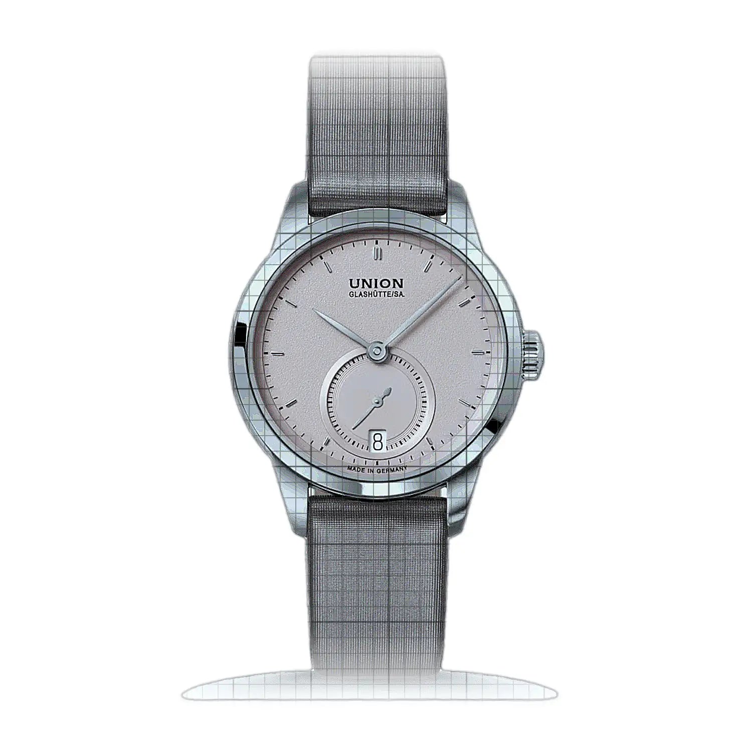 Union Glashütte 1893 Johannes Dürrstein Edition small second 34mm Rose