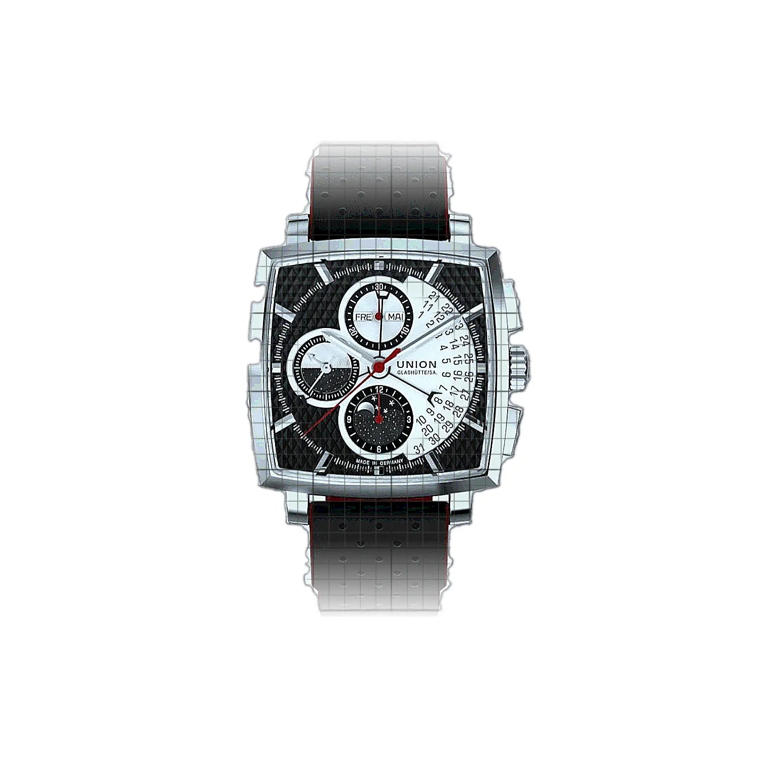 Union Glashütte Averin Chronograph Mondphase 41mm Silver