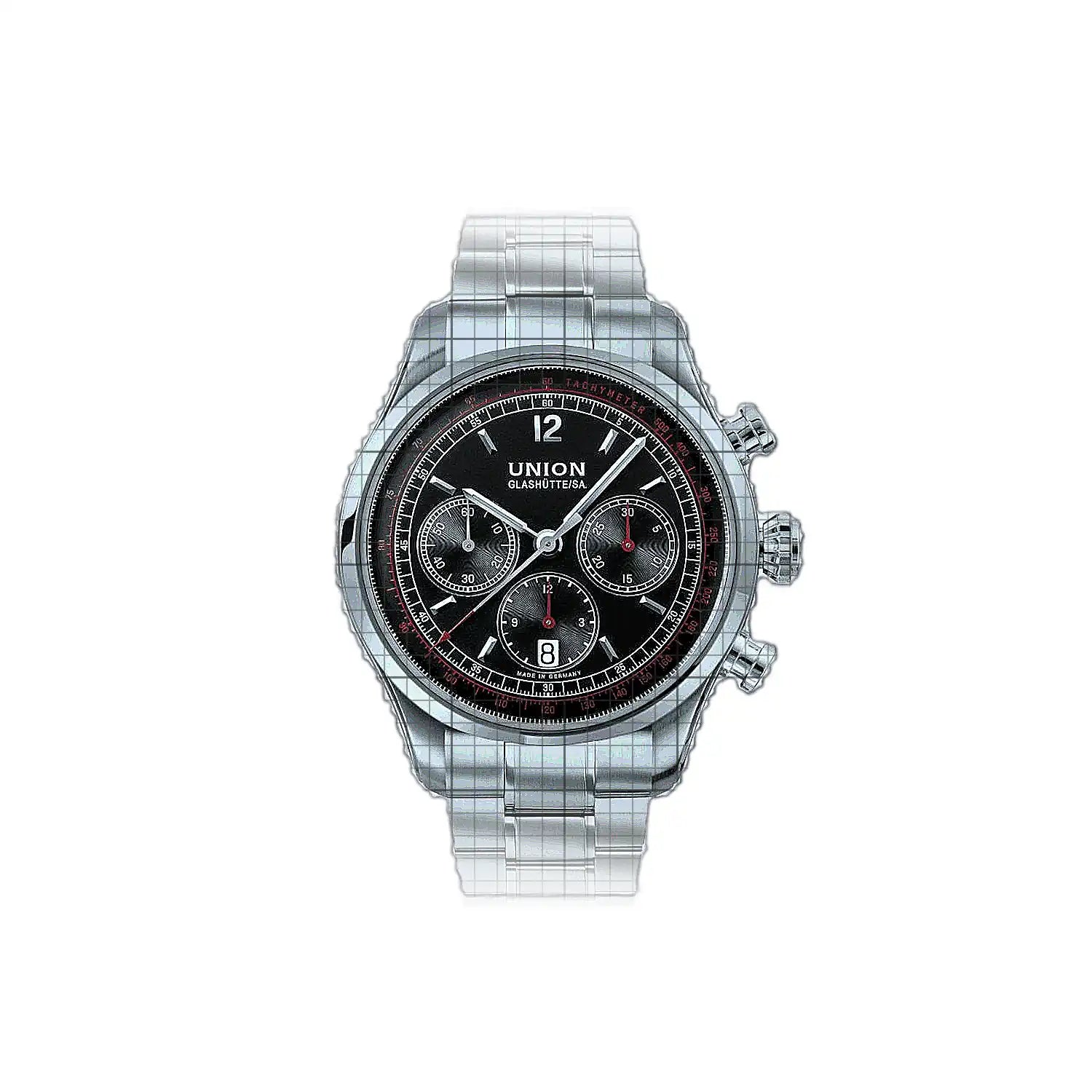 Union Glashütte Belisar Chronograph 44mm Black