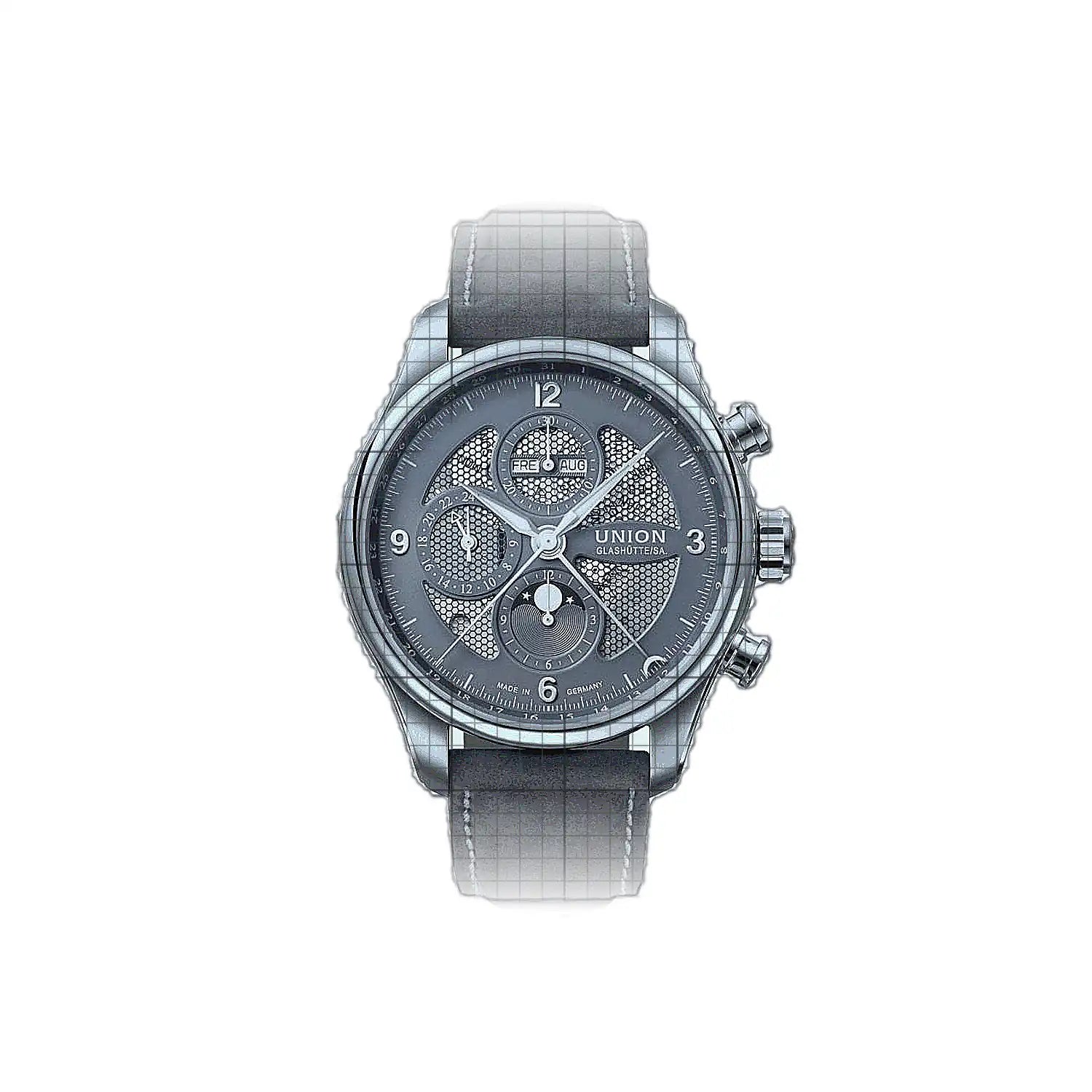 Union Glashütte Belisar Chronograph Mondphase 44mm Grey