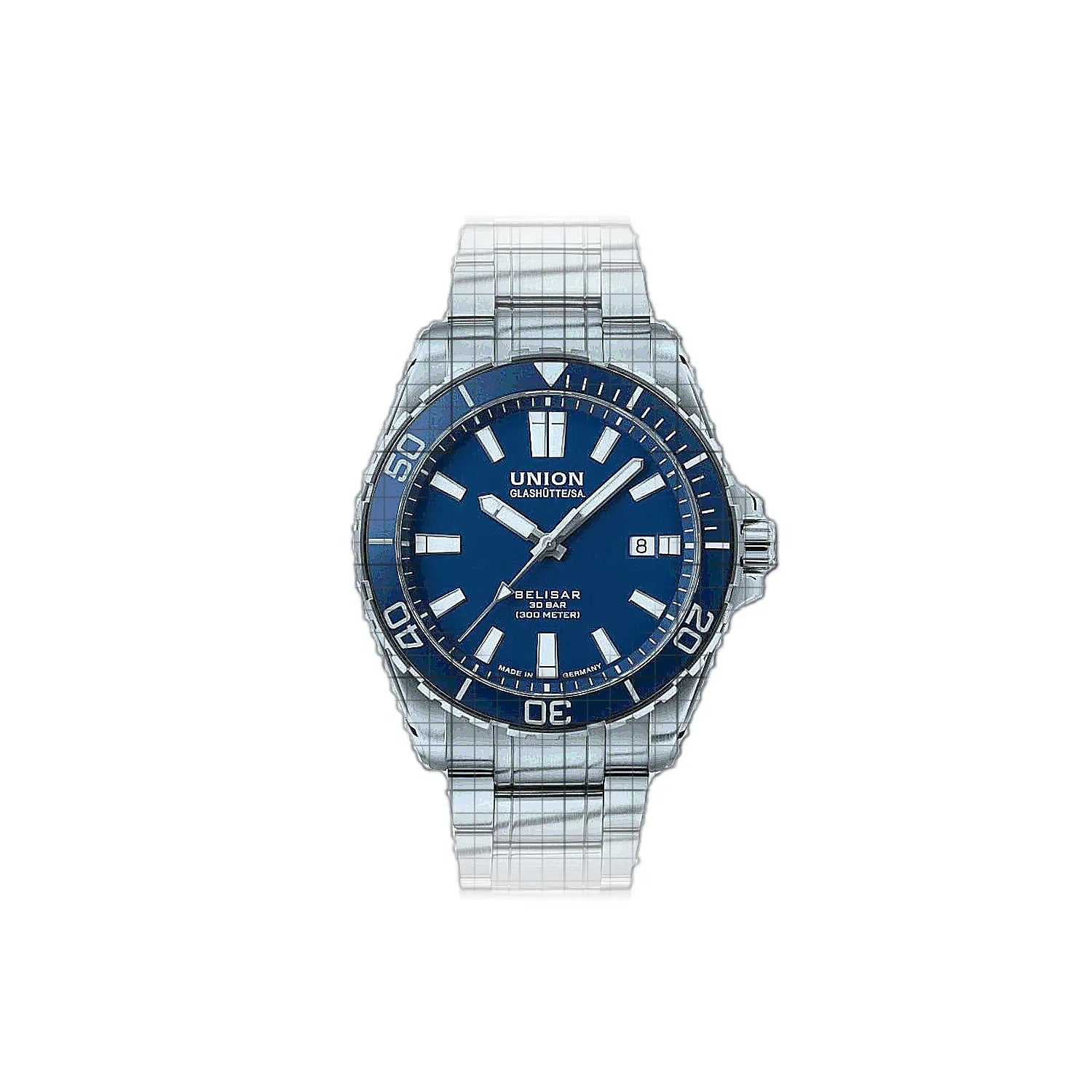 Union Glashütte Belisar Datum Sport Pro 42mm Blue