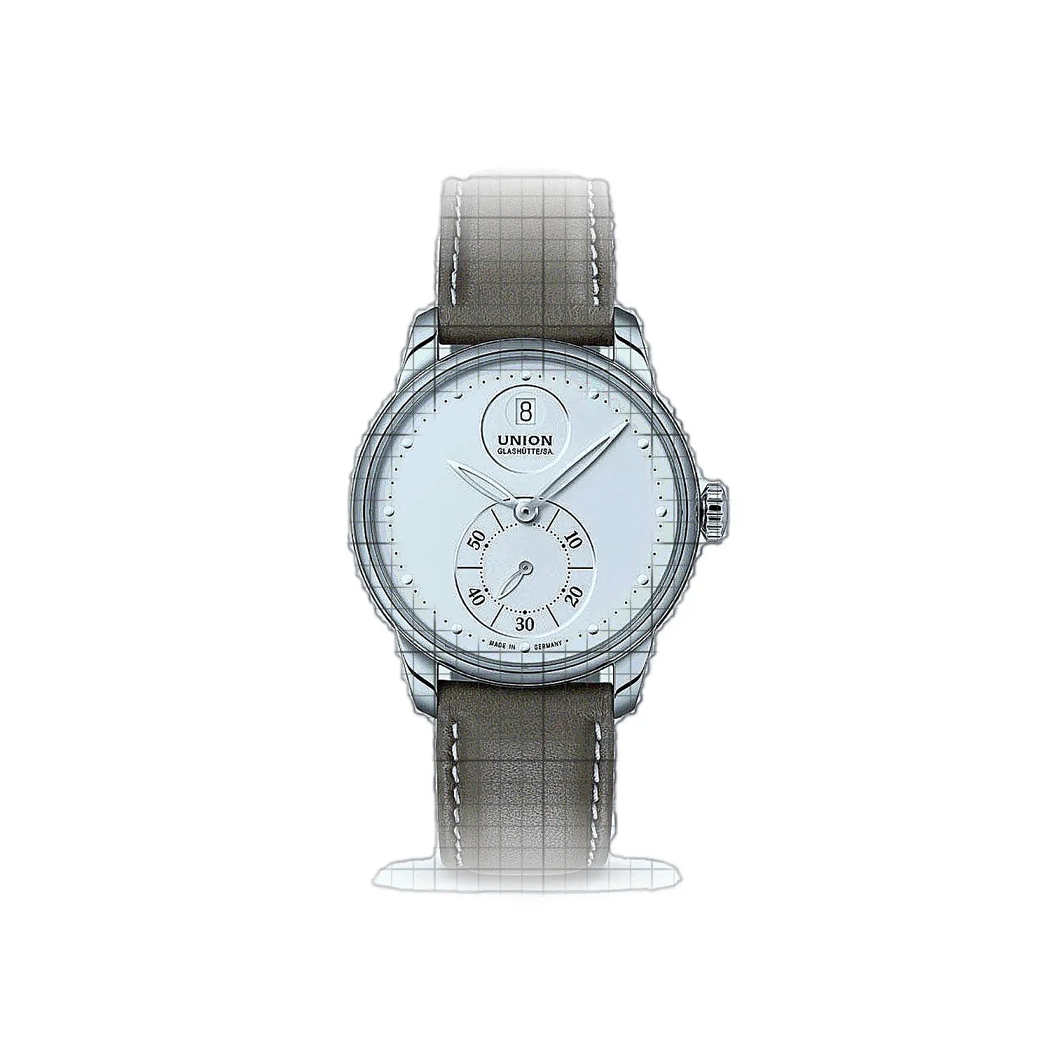 Union Glashütte Seris 36mm White