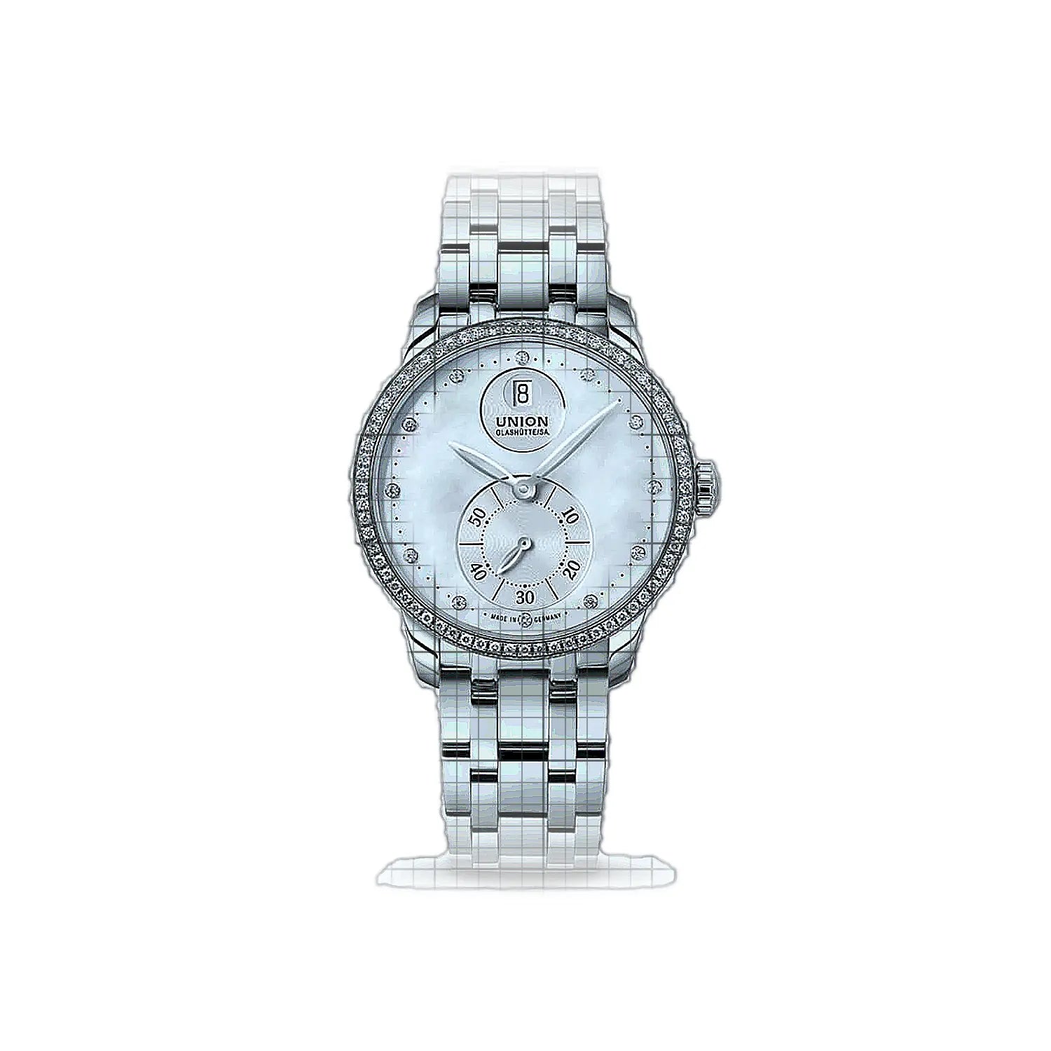 Union Glashütte Seris 36mm Mother of pearl