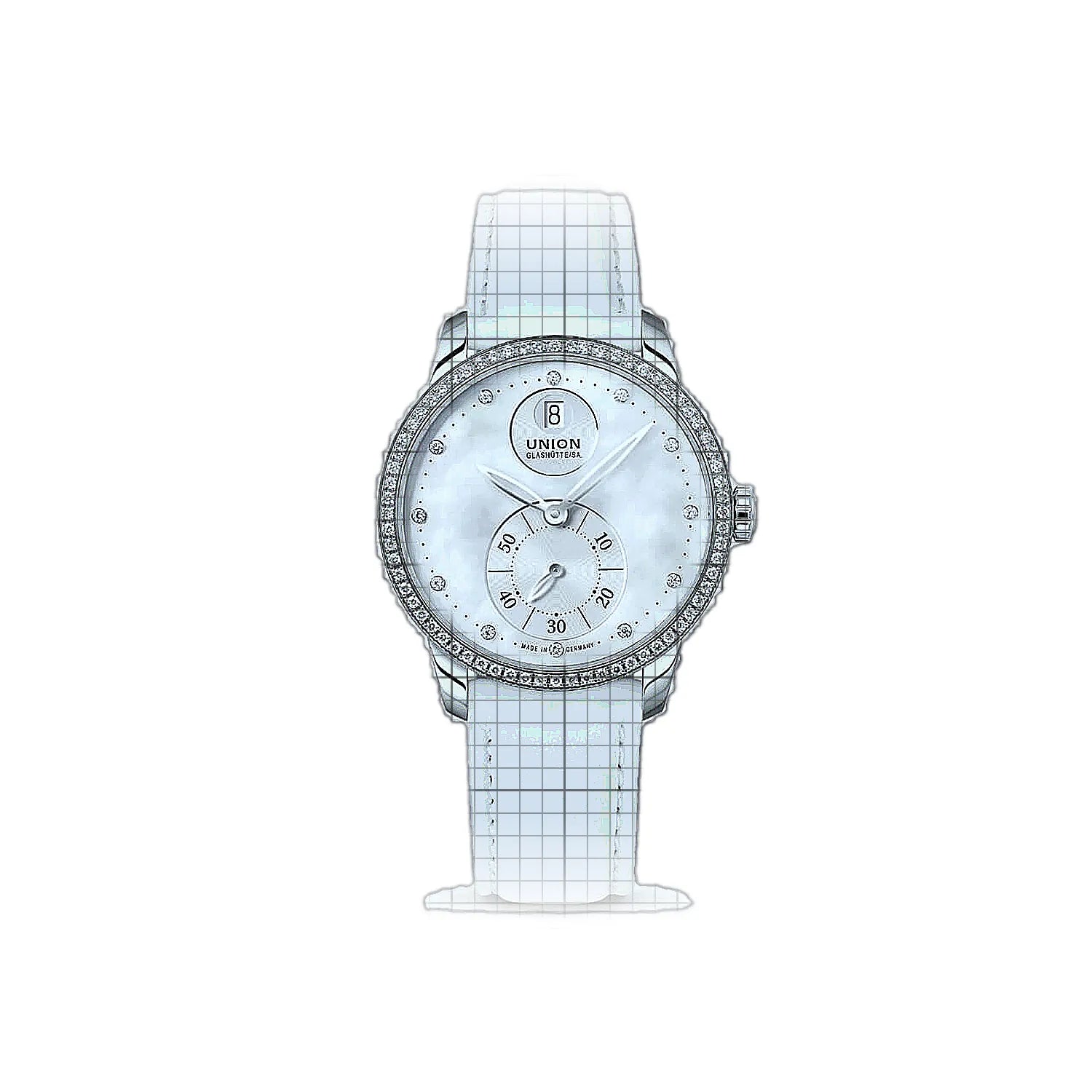 Union Glashütte Seris 36mm Mother of pearl